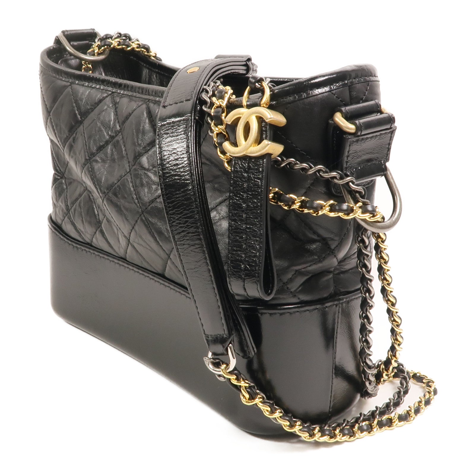 CHANEL 牛皮皮革Gabrielle Medium肩背袋
