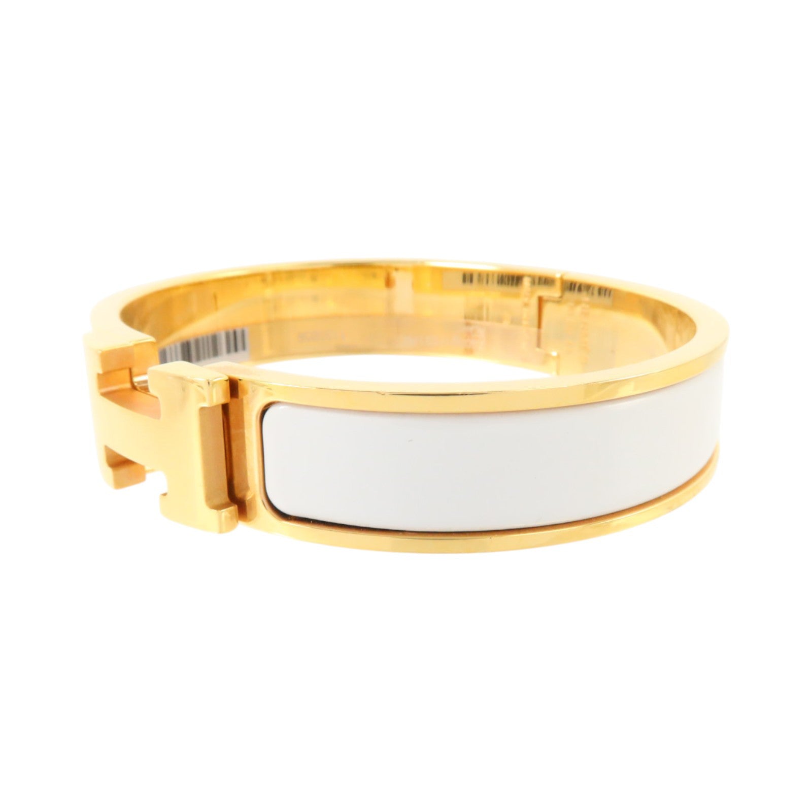 HERMES 金屬/琺瑯Clic H Bracelet金扣手鏈