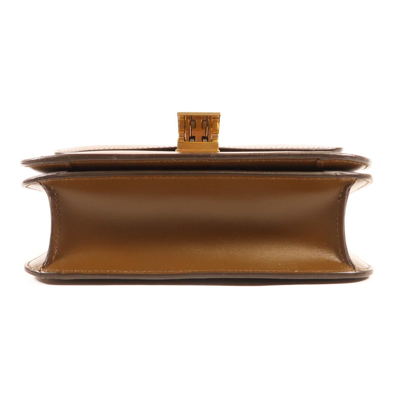 CELINE 牛皮皮革Teen Classic Box金扣肩背袋