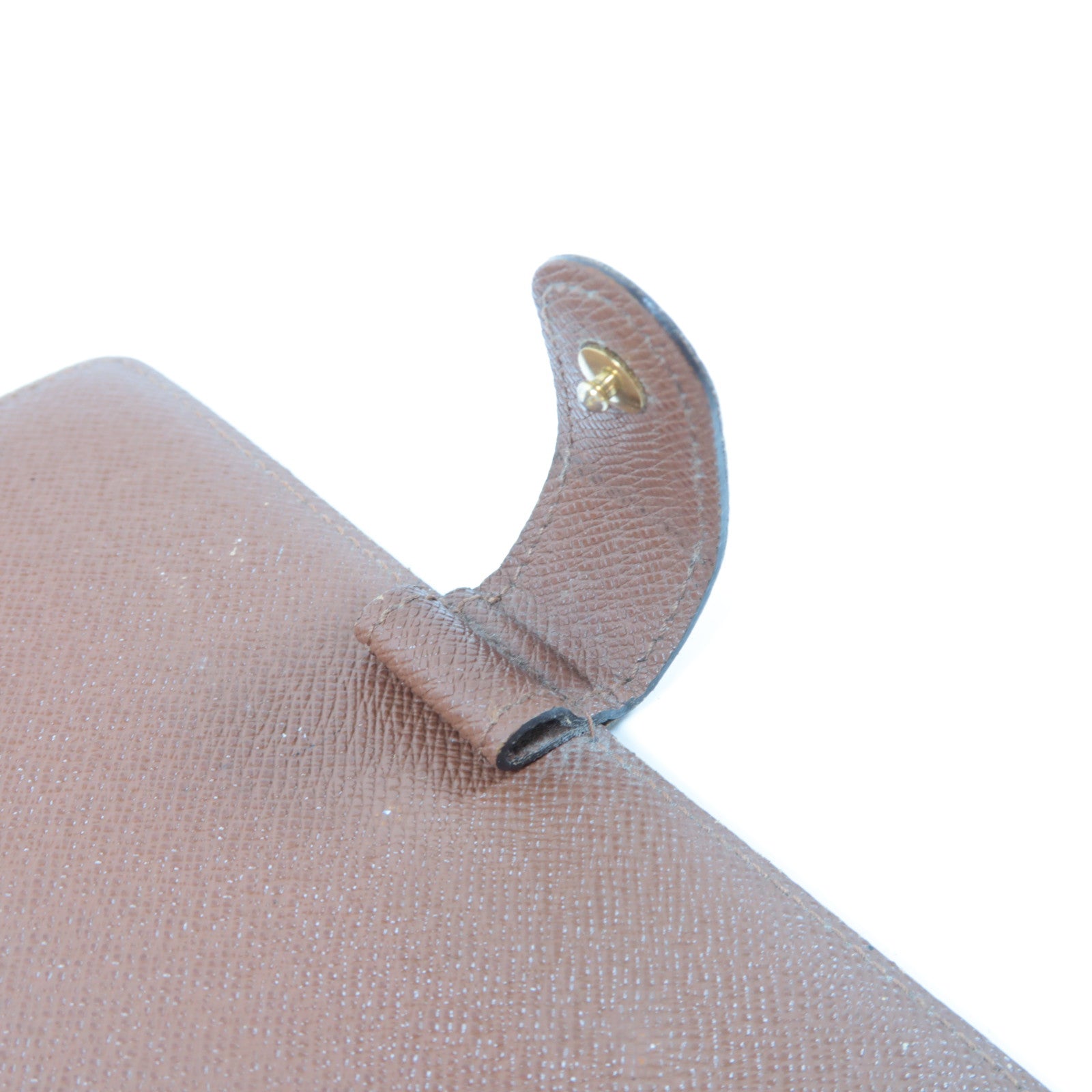 LOUIS VUITTON Monogram Small Ring Agenda Cover金扣小號活頁環記事本封套啡色