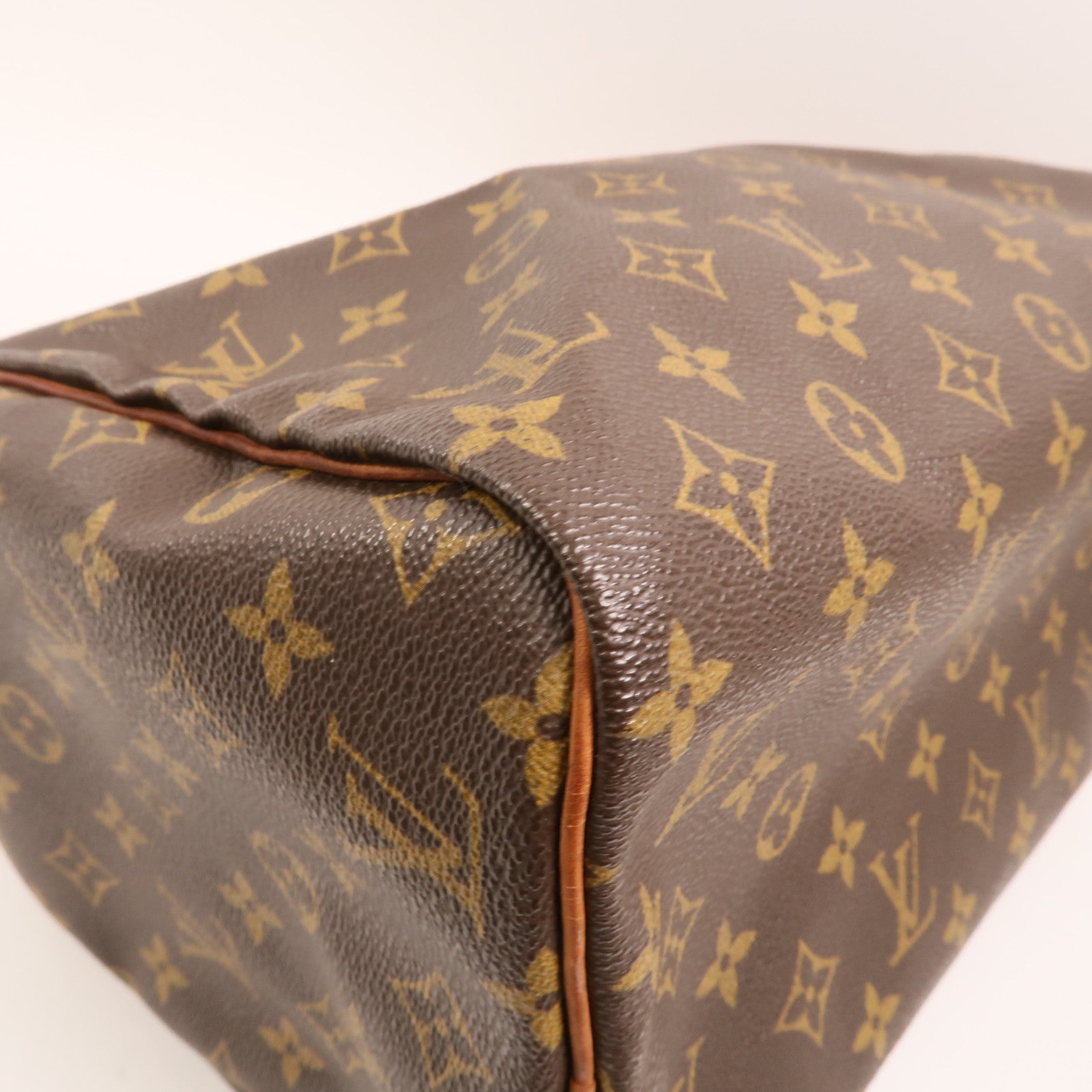 LOUIS VUITTON Monogram Speedy 30金扣手挽袋