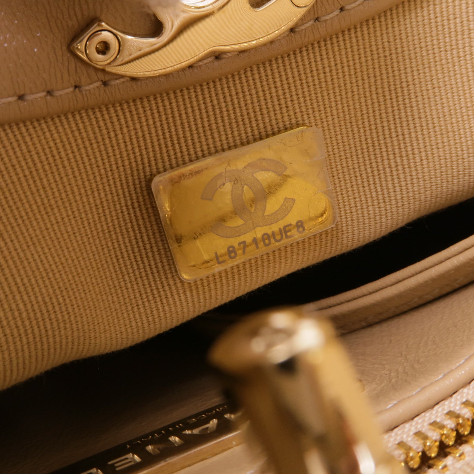 CHANEL 羊皮皮革Chanel 31 Mini金扣手挽肩背兩用袋