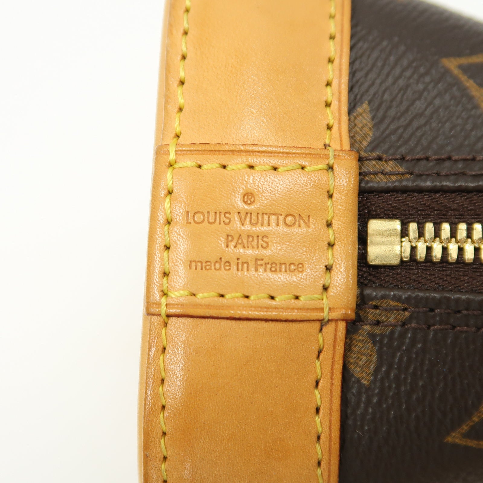 LOUIS VUITTON Monogram Alma BB金扣手挽肩背兩用袋啡色