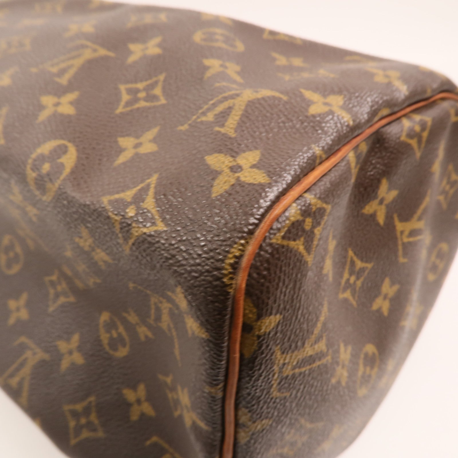 LOUIS VUITTON Monogram Speedy 30金扣手挽袋
