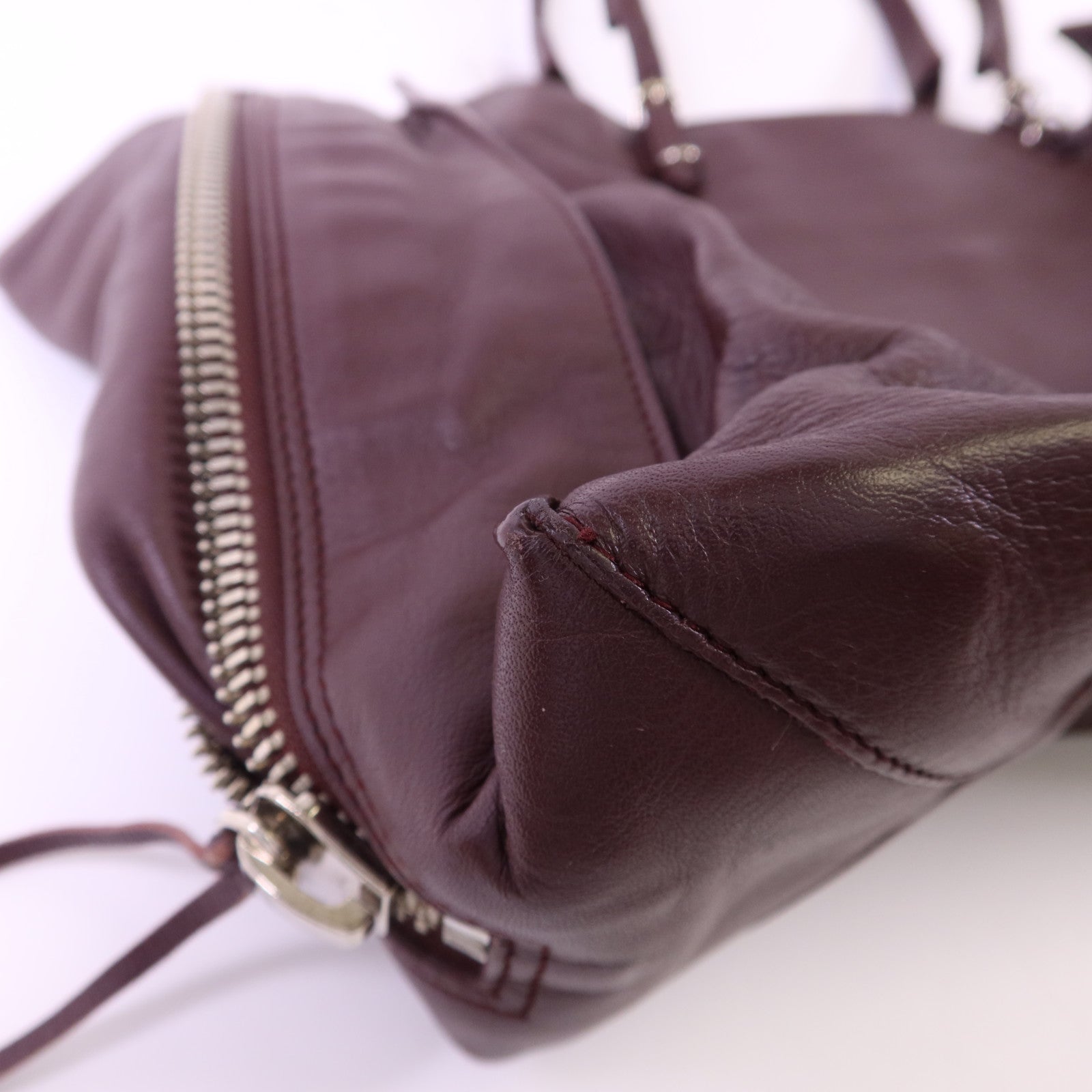 BALENCIAGA 牛皮皮革Papier Tote銀扣手挽袋