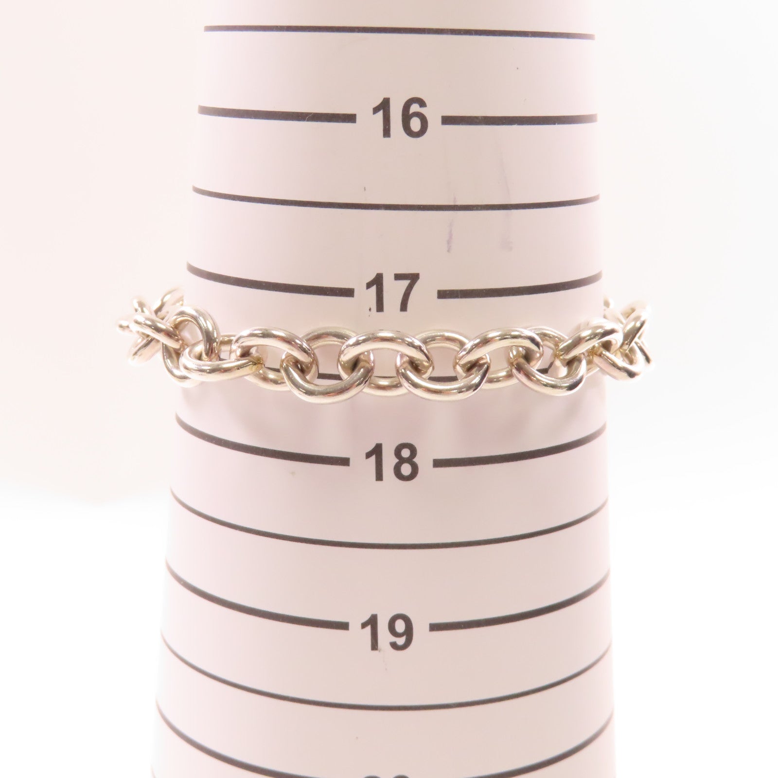 TIFFANY＆CO 925純銀Return to Tiffany Bracelet項鍊銀色