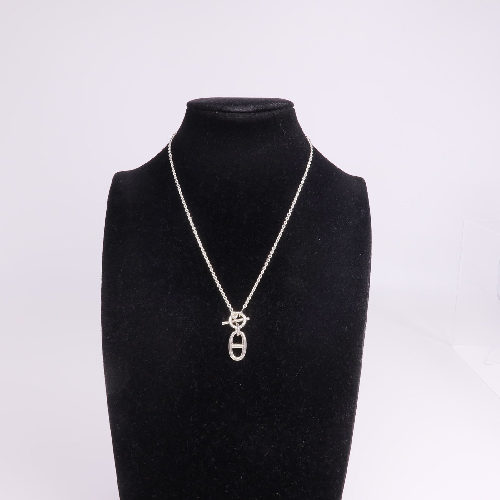HERMES 925純銀Chaine d'ancre Pendant項鍊