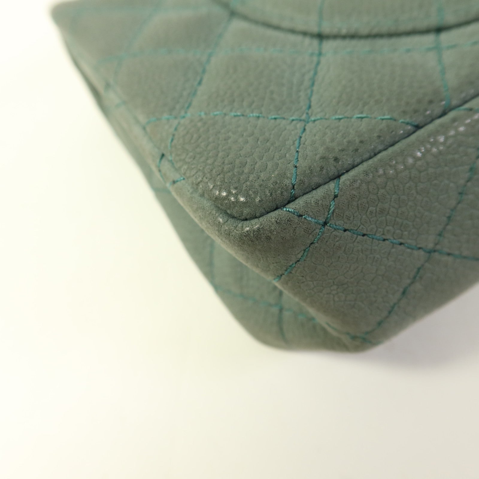 CHANEL 牛皮皮革2.55銀扣鏈帶肩背袋