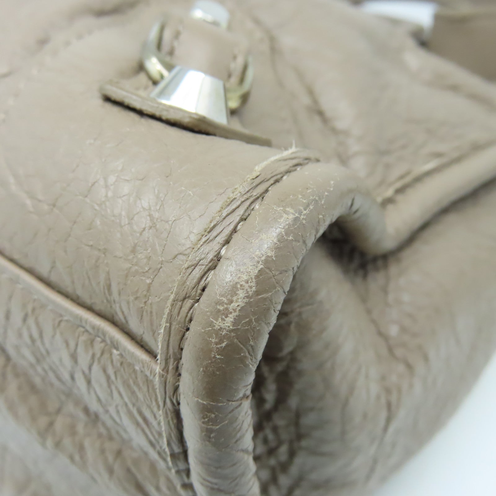 BALENCIAGA 【激減優惠】牛皮皮革City Small 2Way Shoulder Bag手挽肩背兩用袋啡色