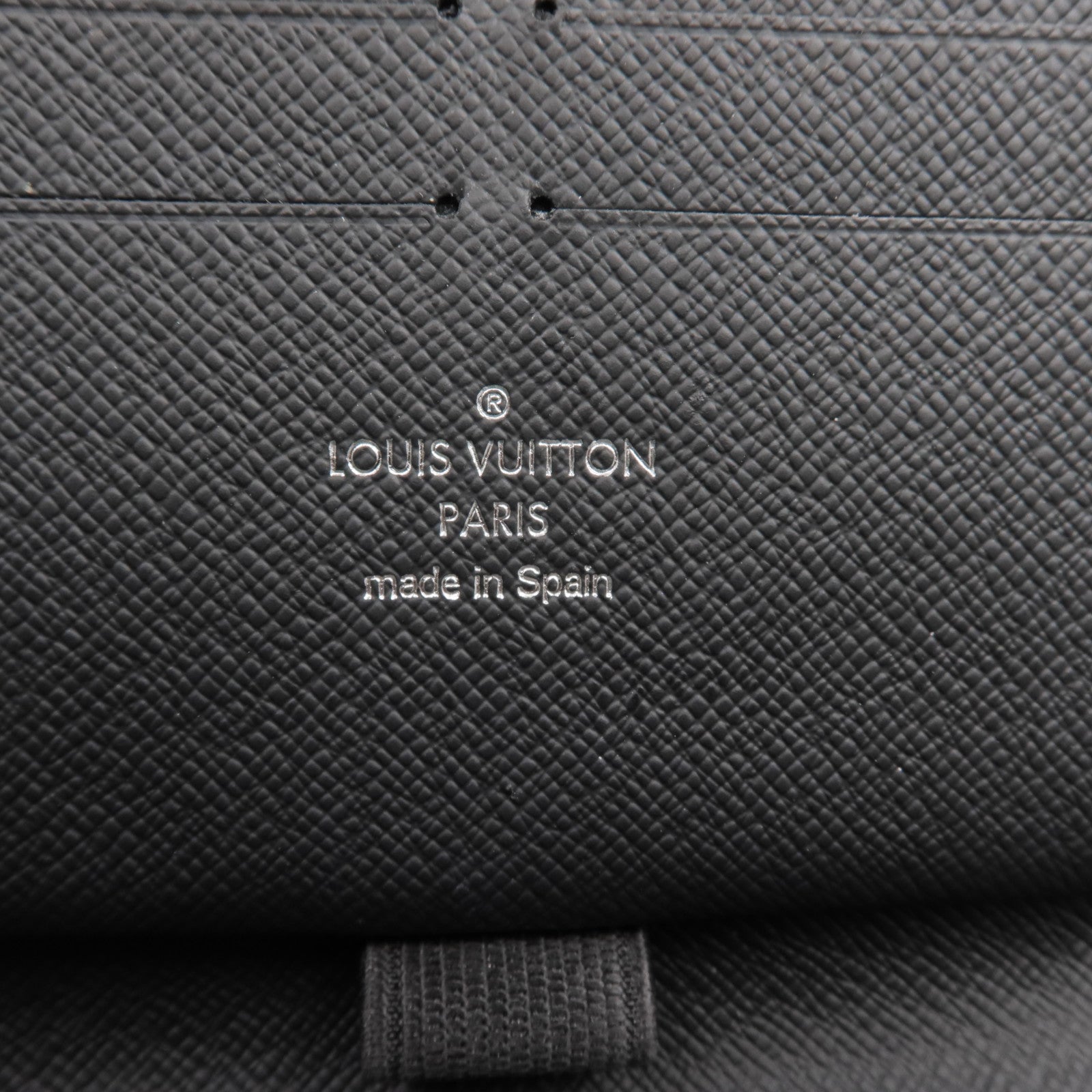 LOUIS VUITTON Damier Graphite Zipper Organizer銀扣長錢包