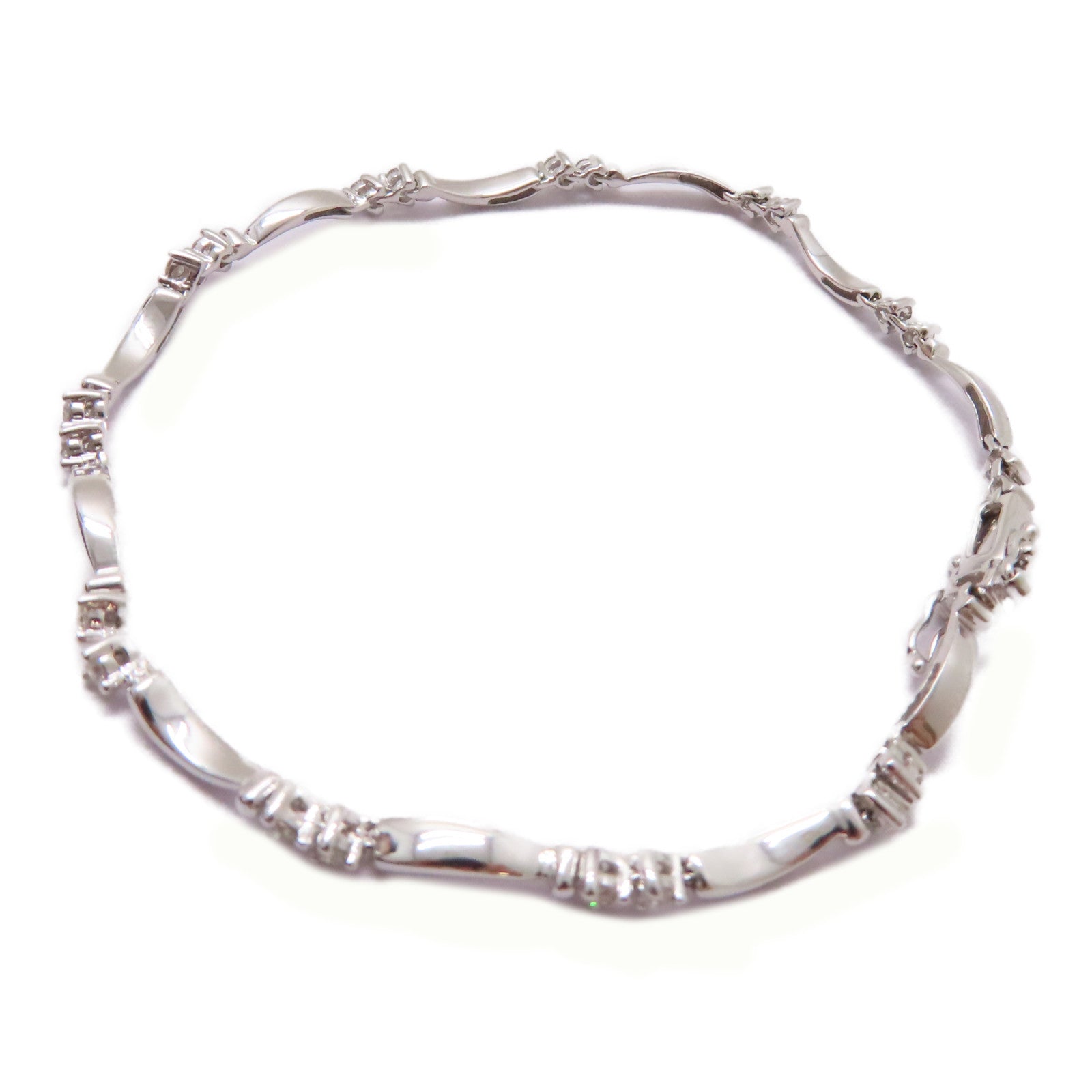 JEWELRY 【激減優惠】18K白金Diamond Bracelet 0.55ct鑽石手鏈