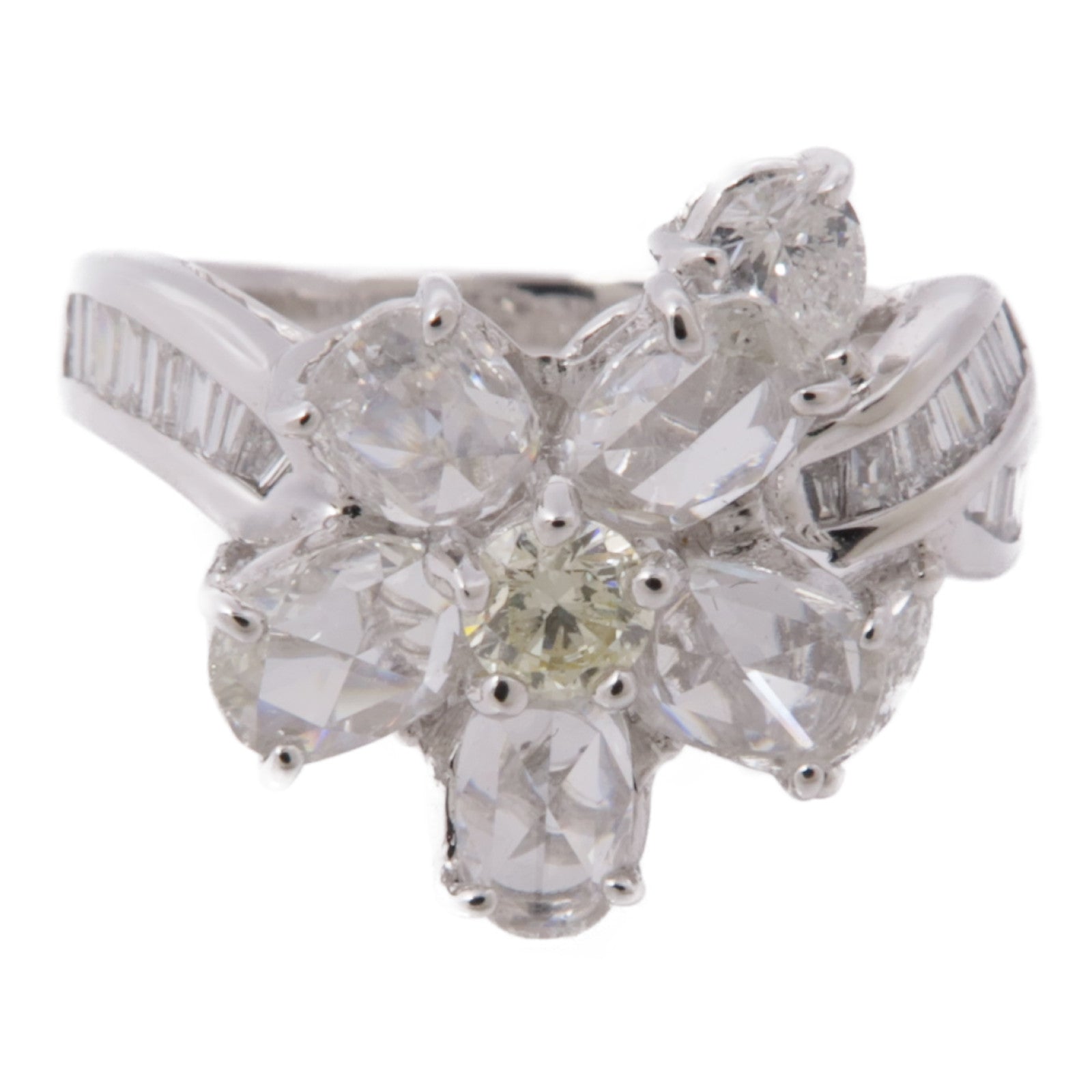 JEWELRY 【激減優惠】18K白金Diamond Ring鑽石戒指US#5.5