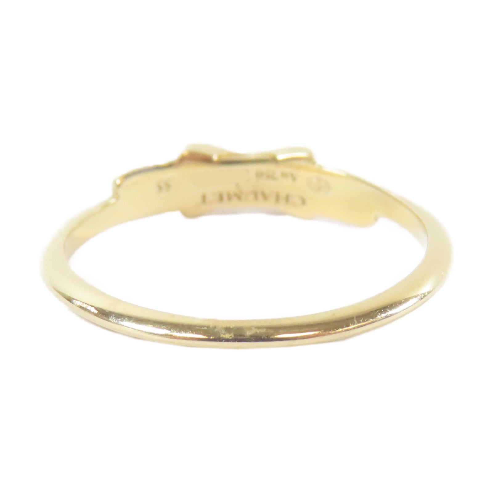 Chaumet 18K黃金Lien Diamond Ring戒指Chaumet#55/US#7