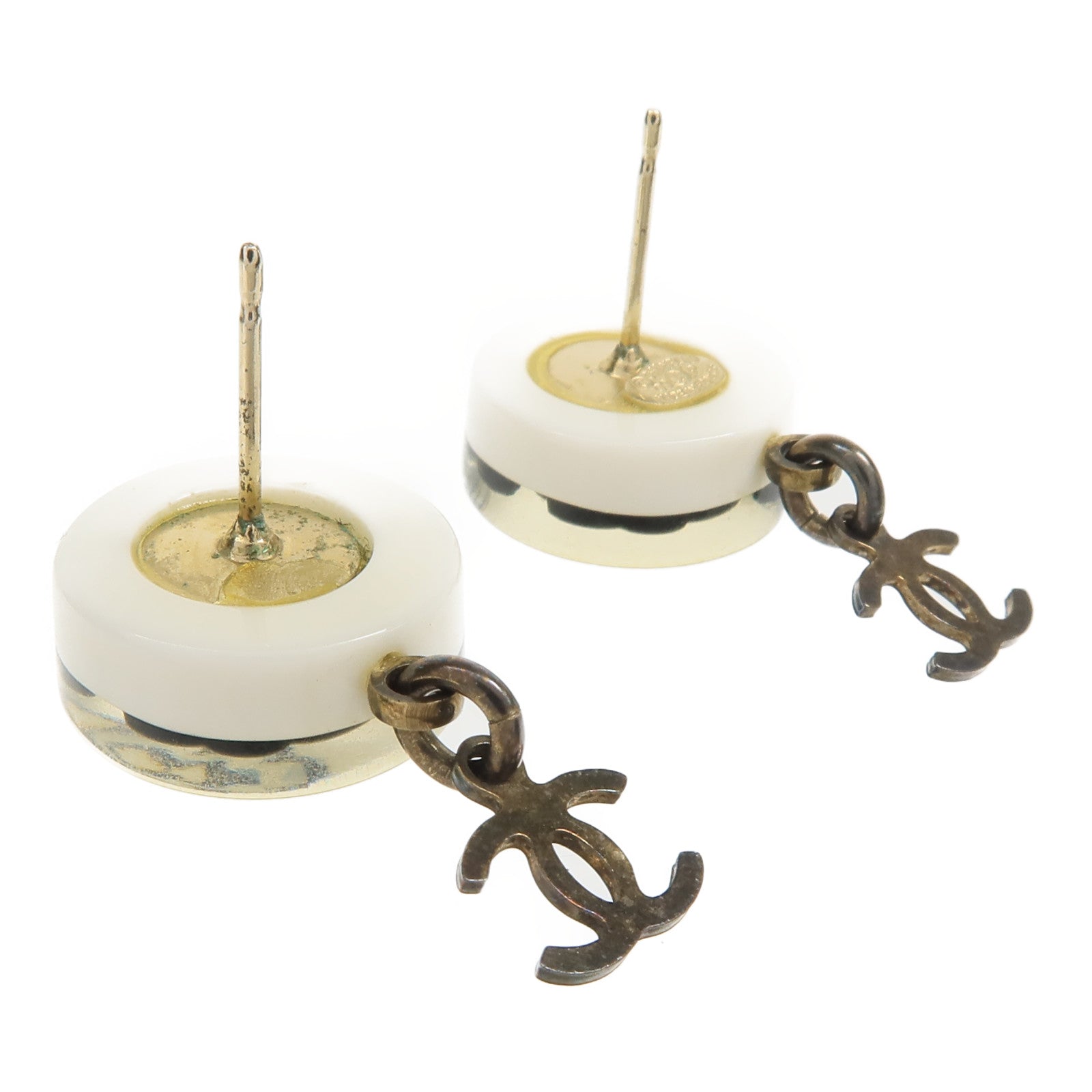 CHANEL 【激減優惠】金屬/PVC Earrings耳環