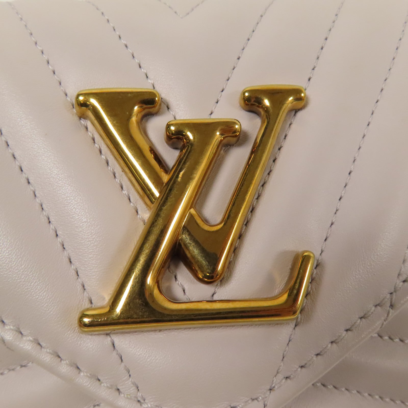 LOUIS VUITTON 牛皮皮革New Wave Multi Pochettem金扣手挽肩背兩用袋