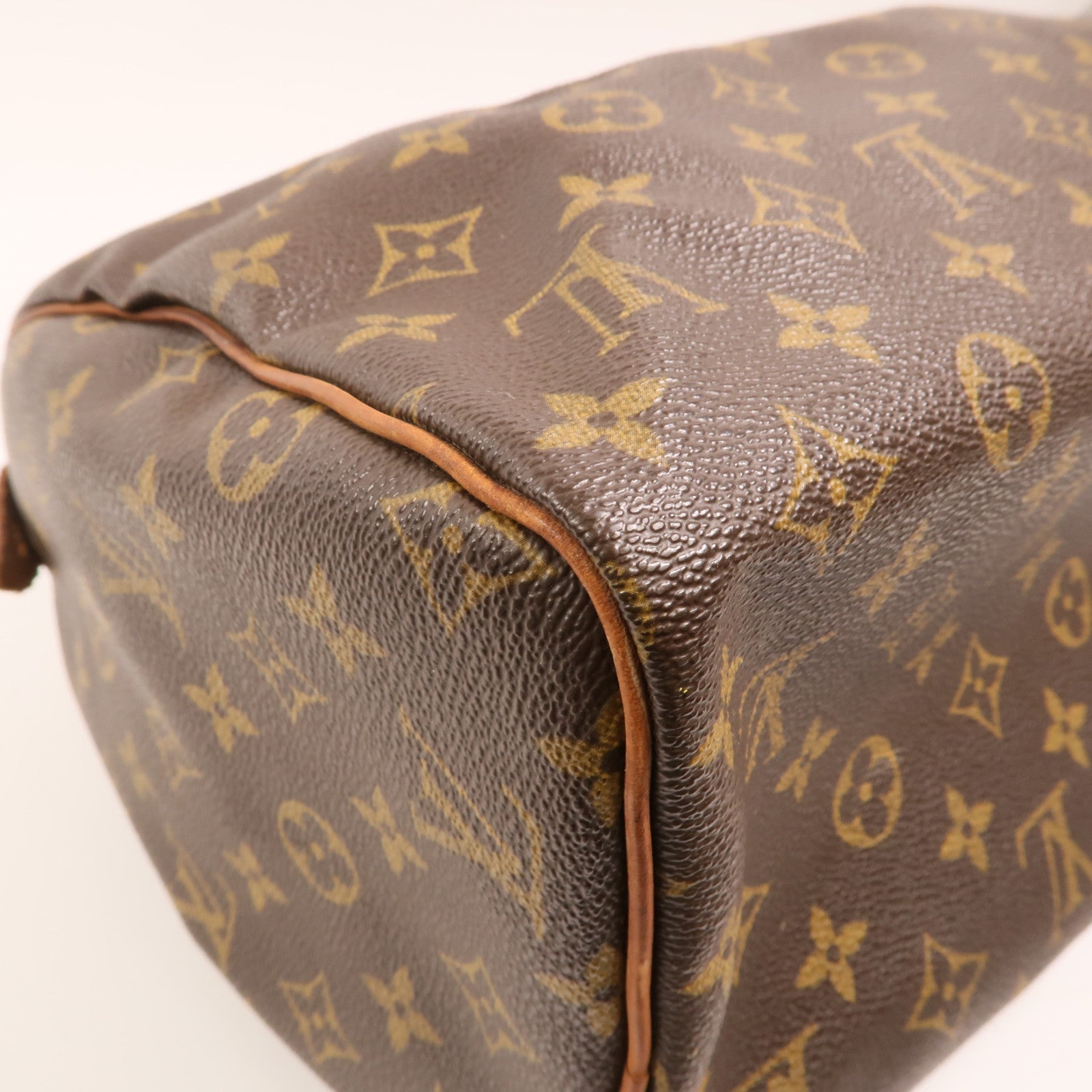 LOUIS VUITTON Monogram Speedy 30金扣手挽袋
