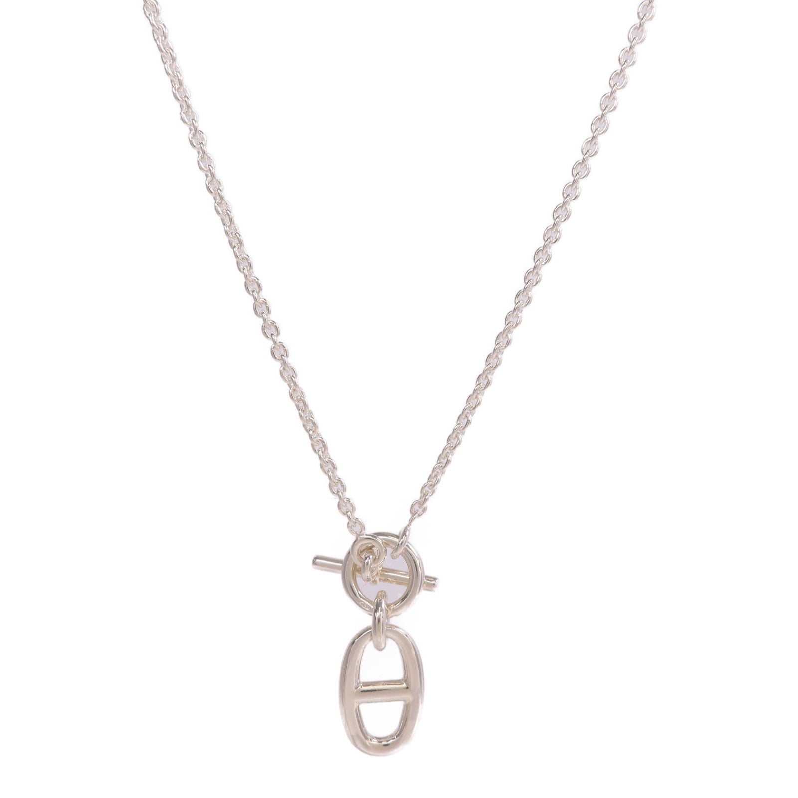 HERMES 925純銀Chaine d'ancre Pendant項鍊