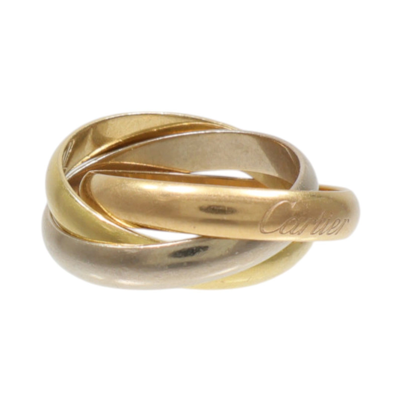 CARTIER 18K黃金/白金/玫瑰金Trinity Ring戒指