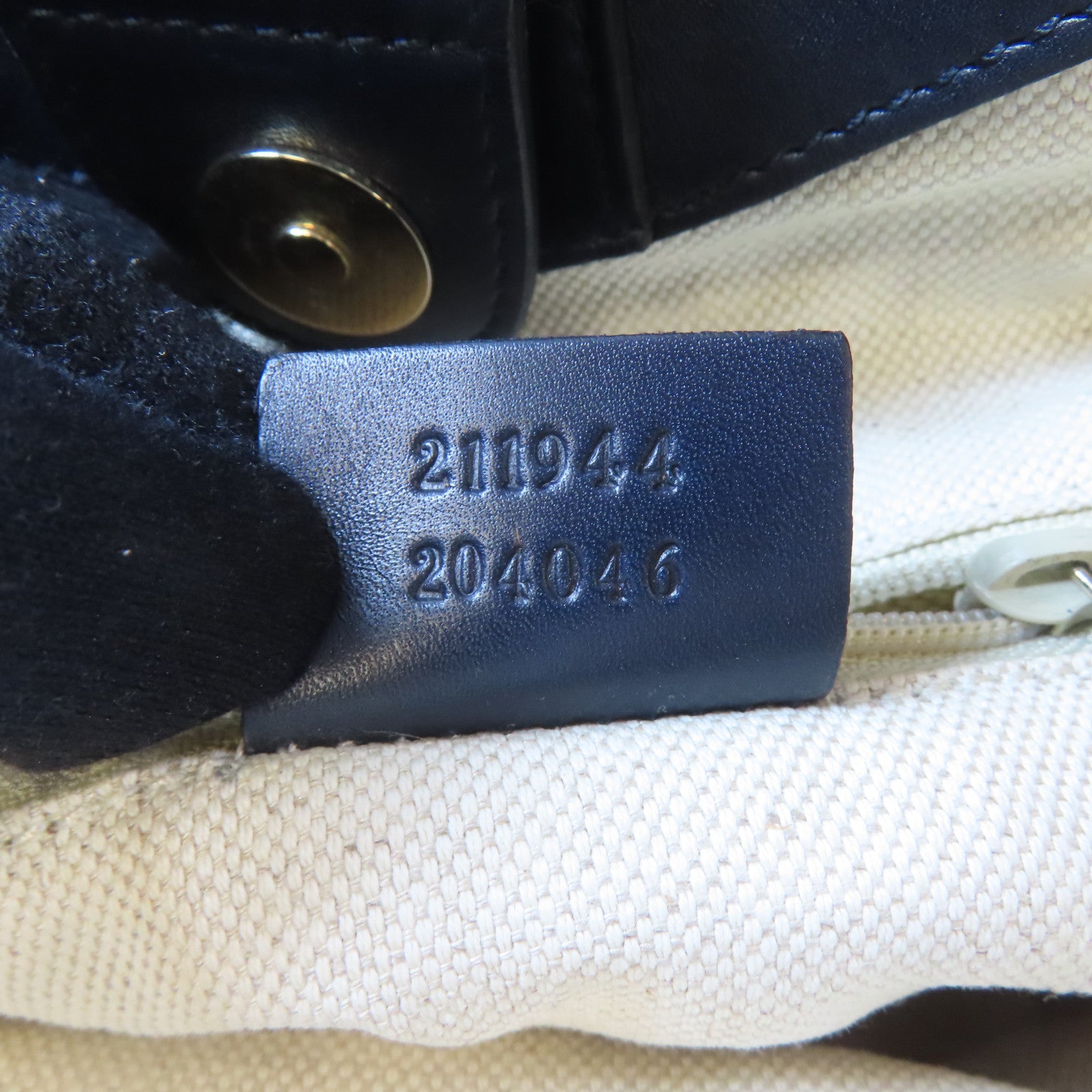 GUCCI 【激減優惠】帆布GG Sukey Canvas Handbag金扣肩背袋啡色/藍色