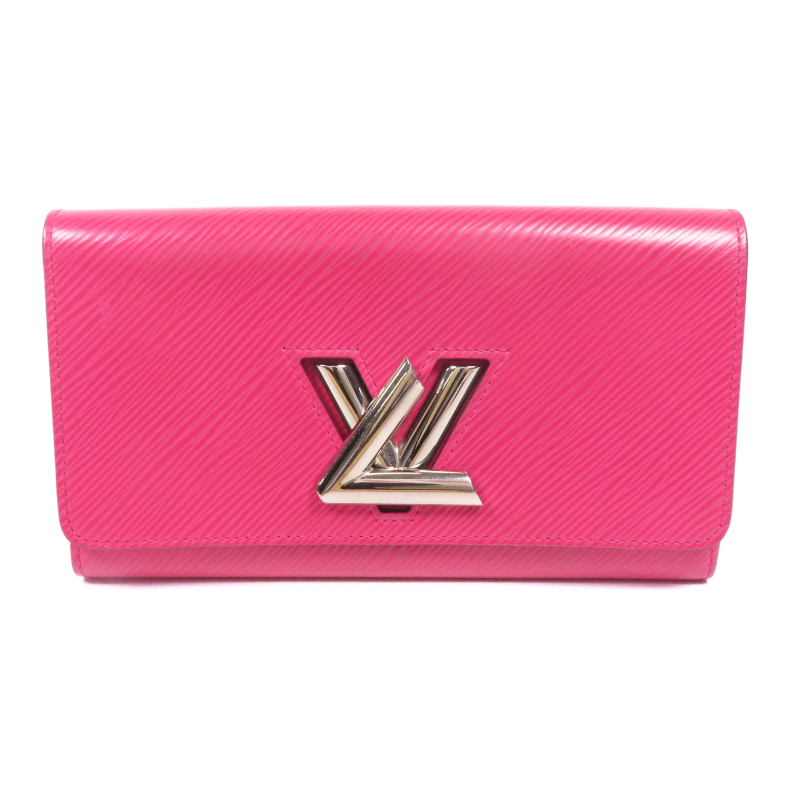 LOUIS VUITTON Epi Twist Wallet銀扣長錢包
