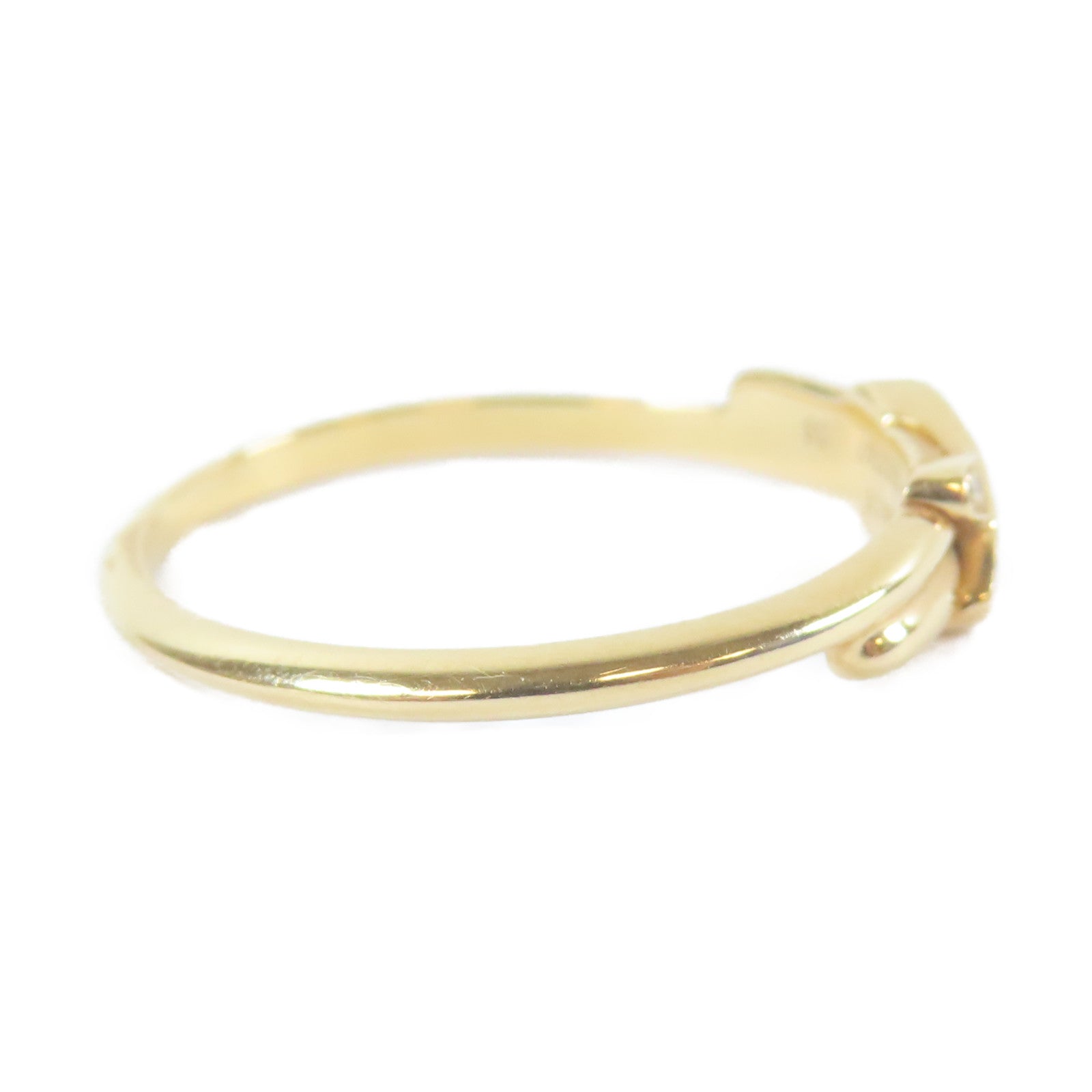 Chaumet 18K黃金Lien Diamond Ring戒指Chaumet#55/US#7