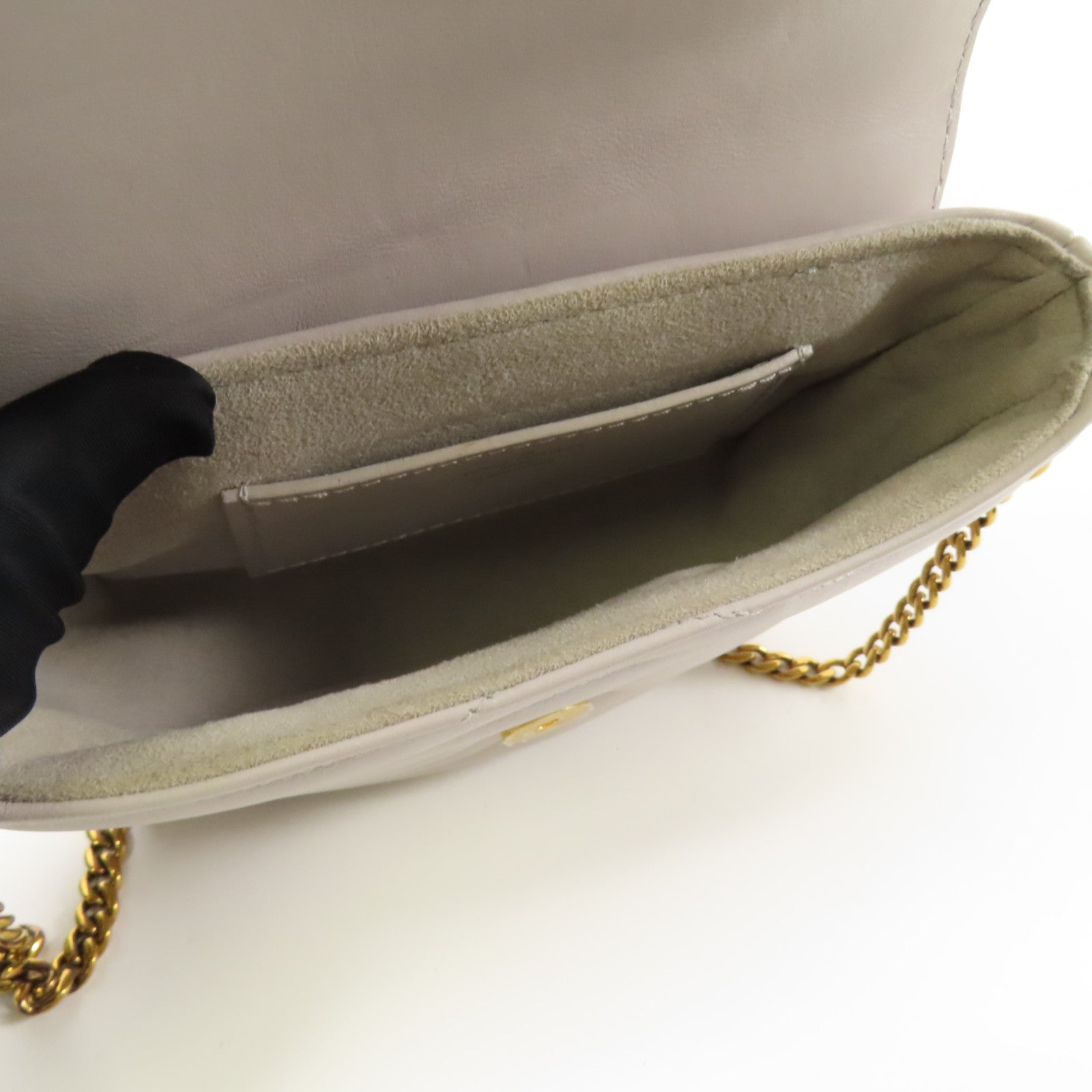 LOUIS VUITTON 牛皮皮革New Wave Multi Pochettem金扣手挽肩背兩用袋