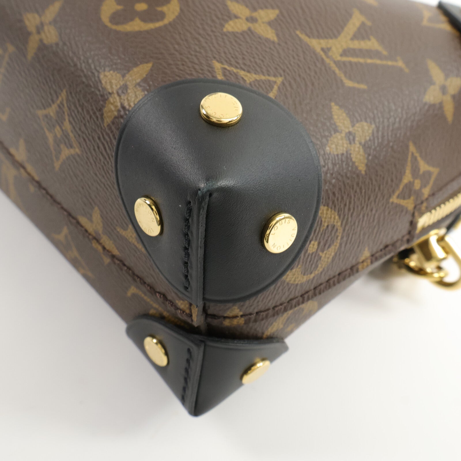 LOUIS VUITTON Monogram Petite Malle Souple手挽肩背兩用袋