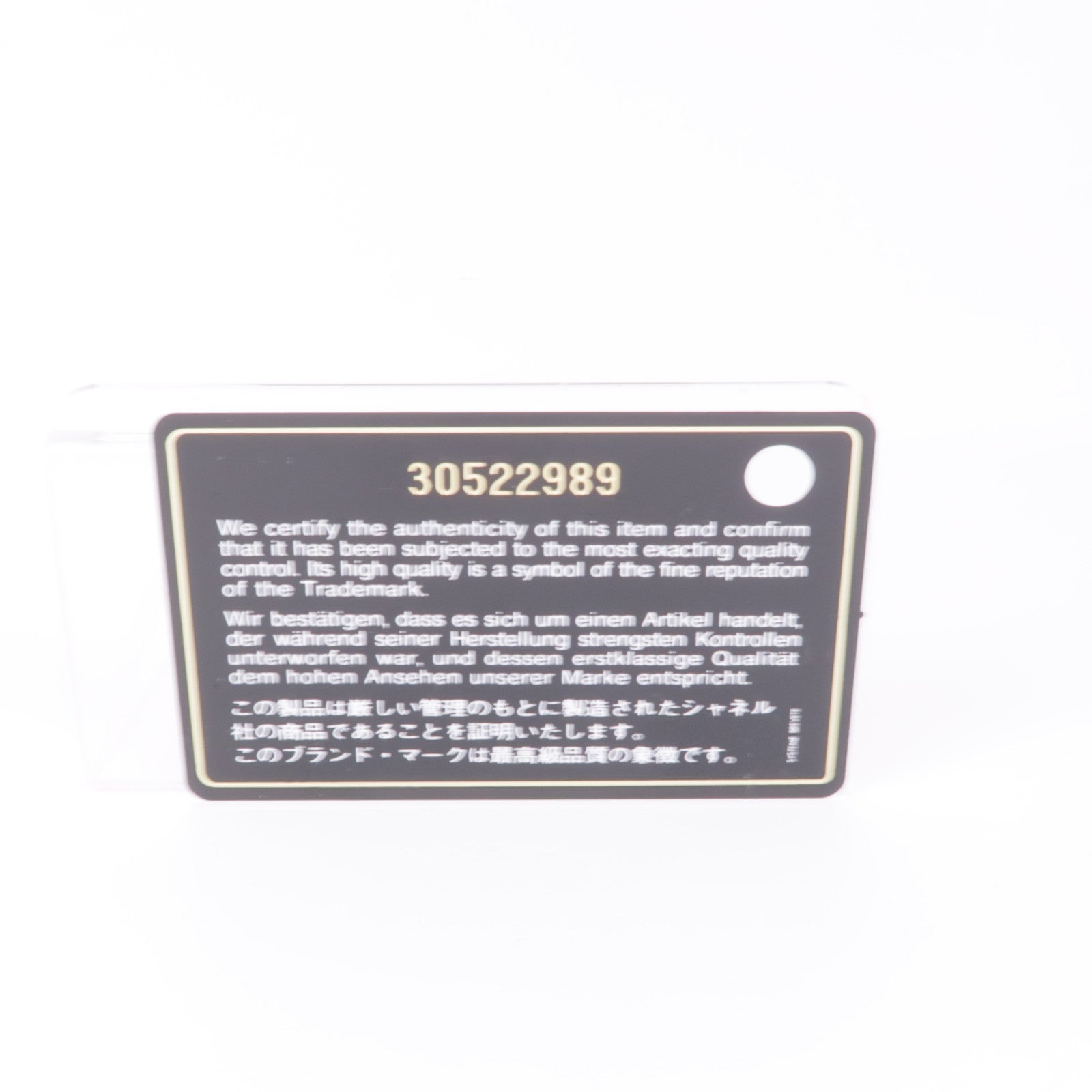 CHANEL 牛皮皮革Card Case金扣卡片套