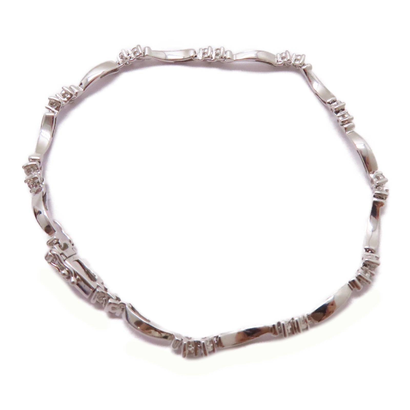 JEWELRY 【激減優惠】18K白金Diamond Bracelet 0.55ct鑽石手鏈