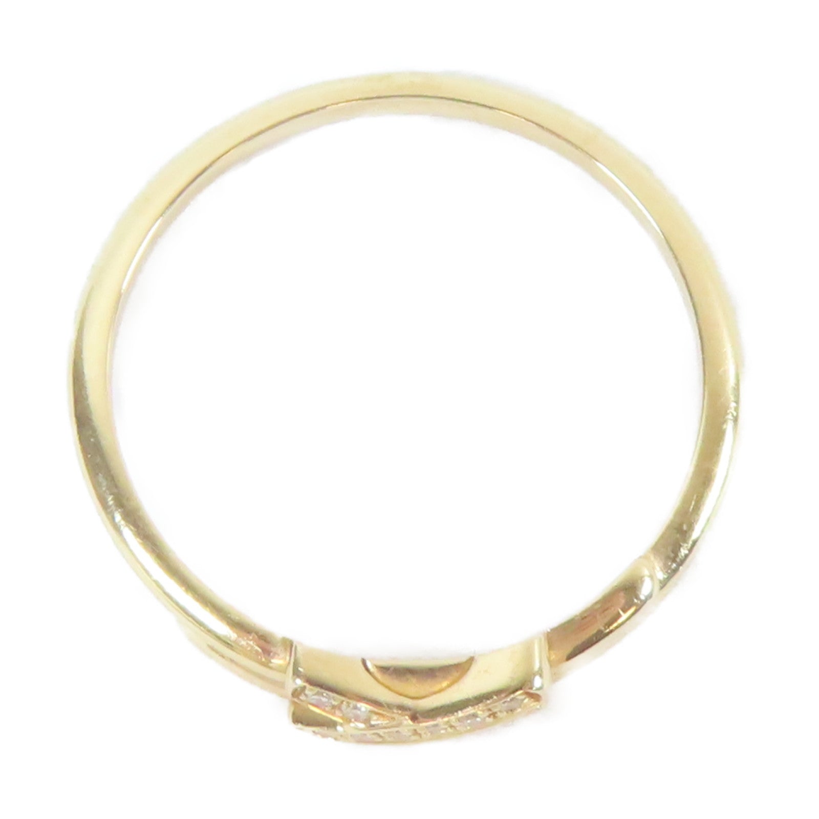 Chaumet 18K黃金Lien Diamond Ring戒指Chaumet#55/US#7