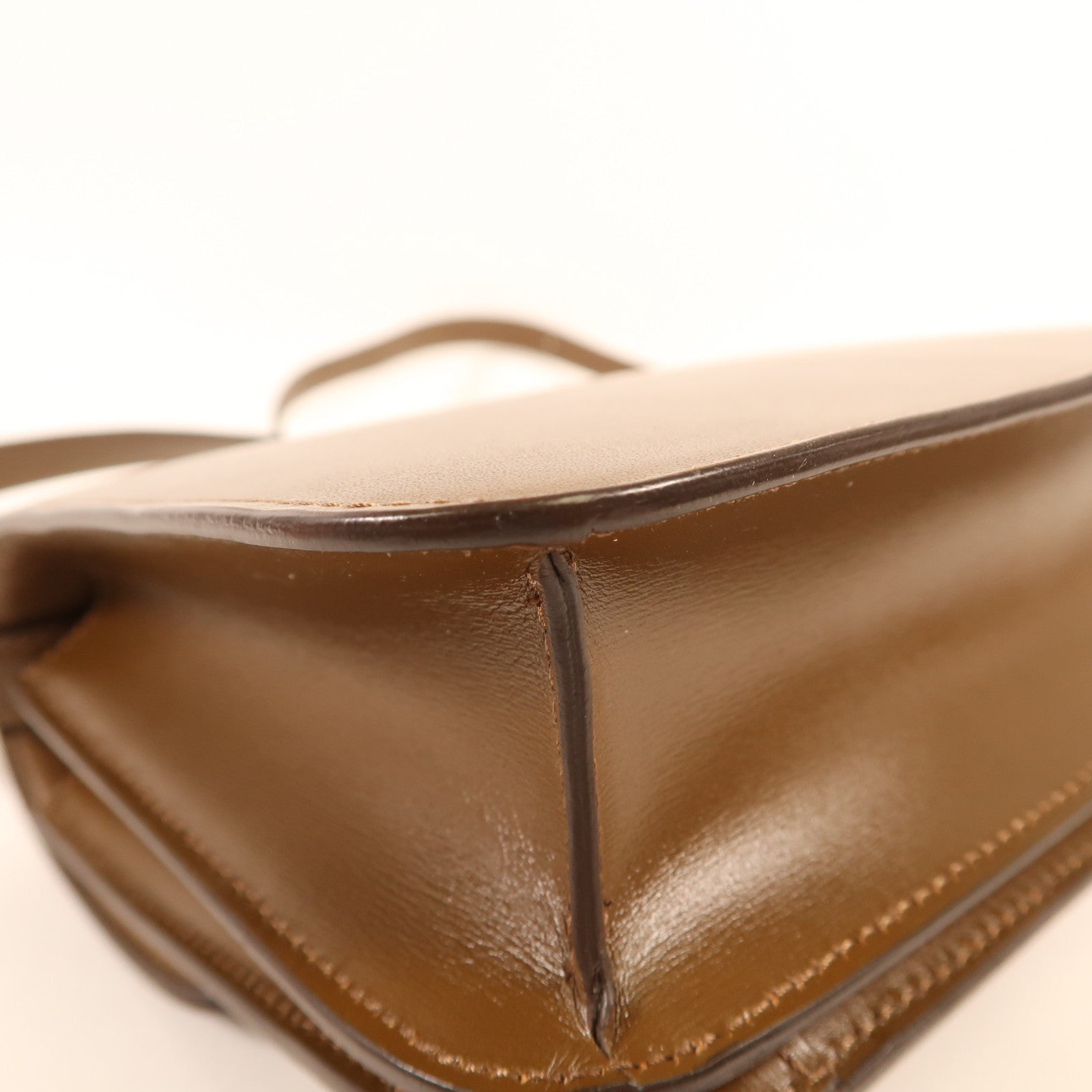 CELINE 牛皮皮革Teen Classic Box金扣肩背袋