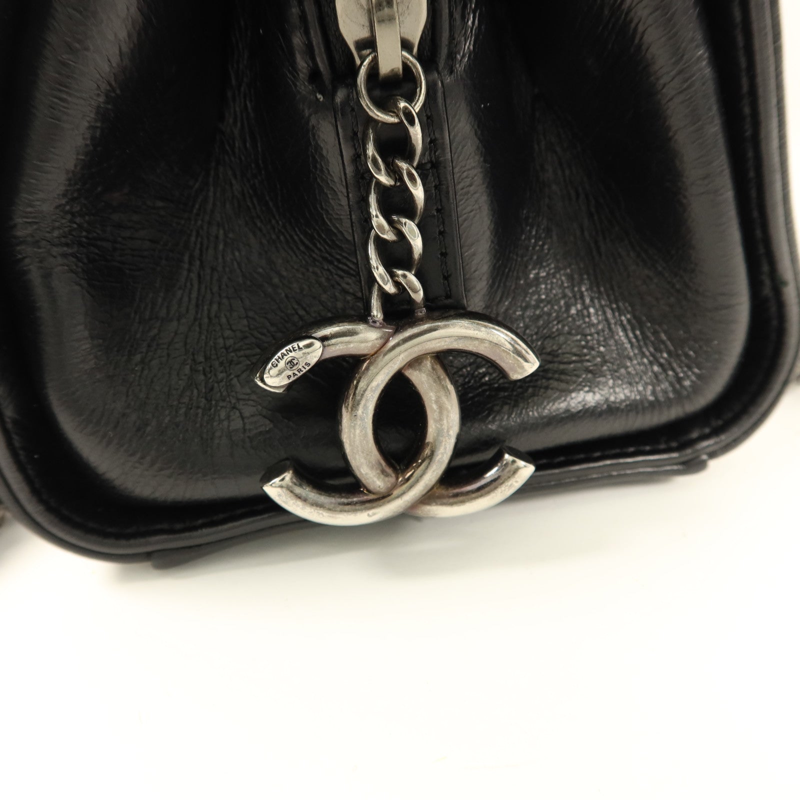 CHANEL 牛皮皮革Chain Shoulder鏈帶肩背袋