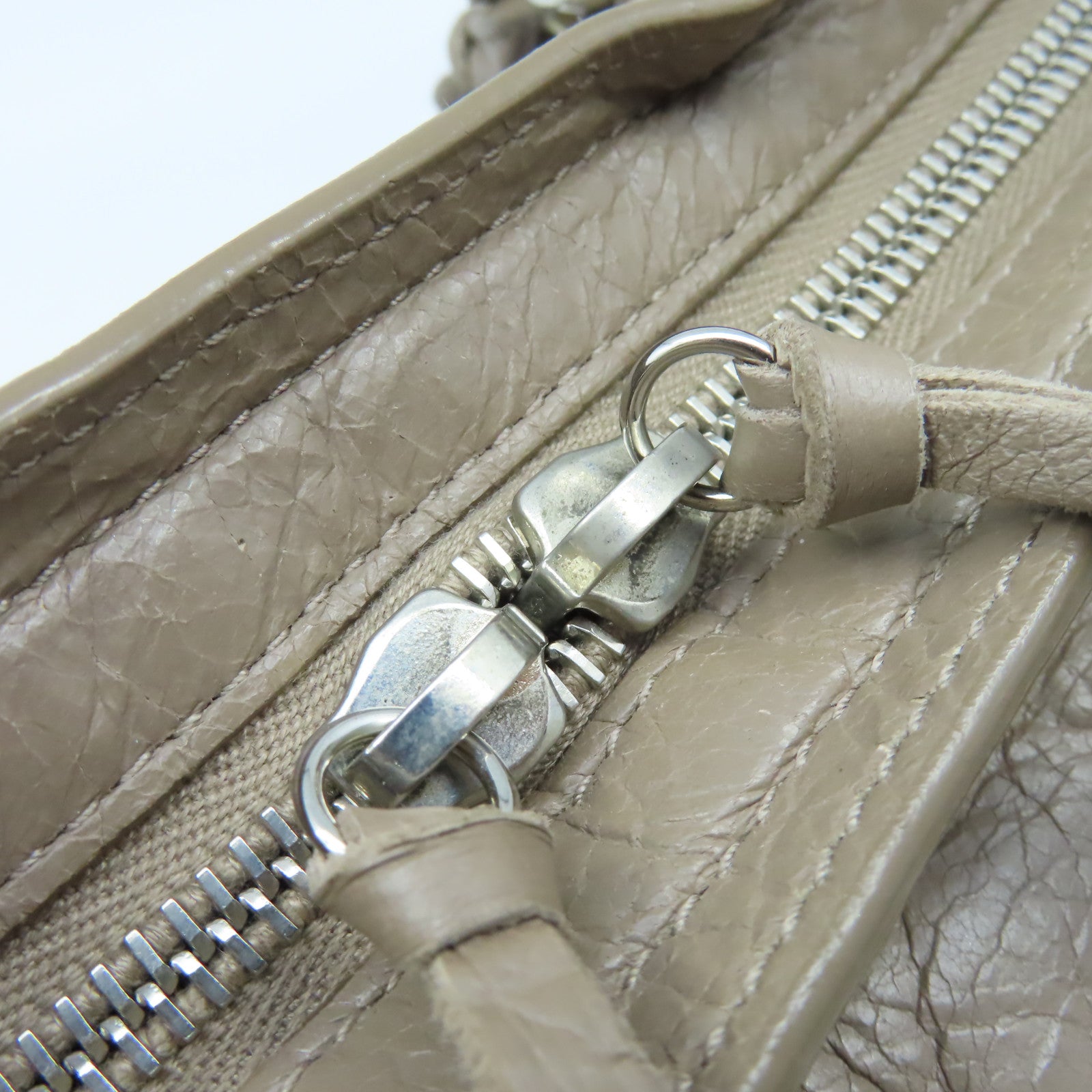 BALENCIAGA 【激減優惠】牛皮皮革City Small 2Way Shoulder Bag手挽肩背兩用袋啡色