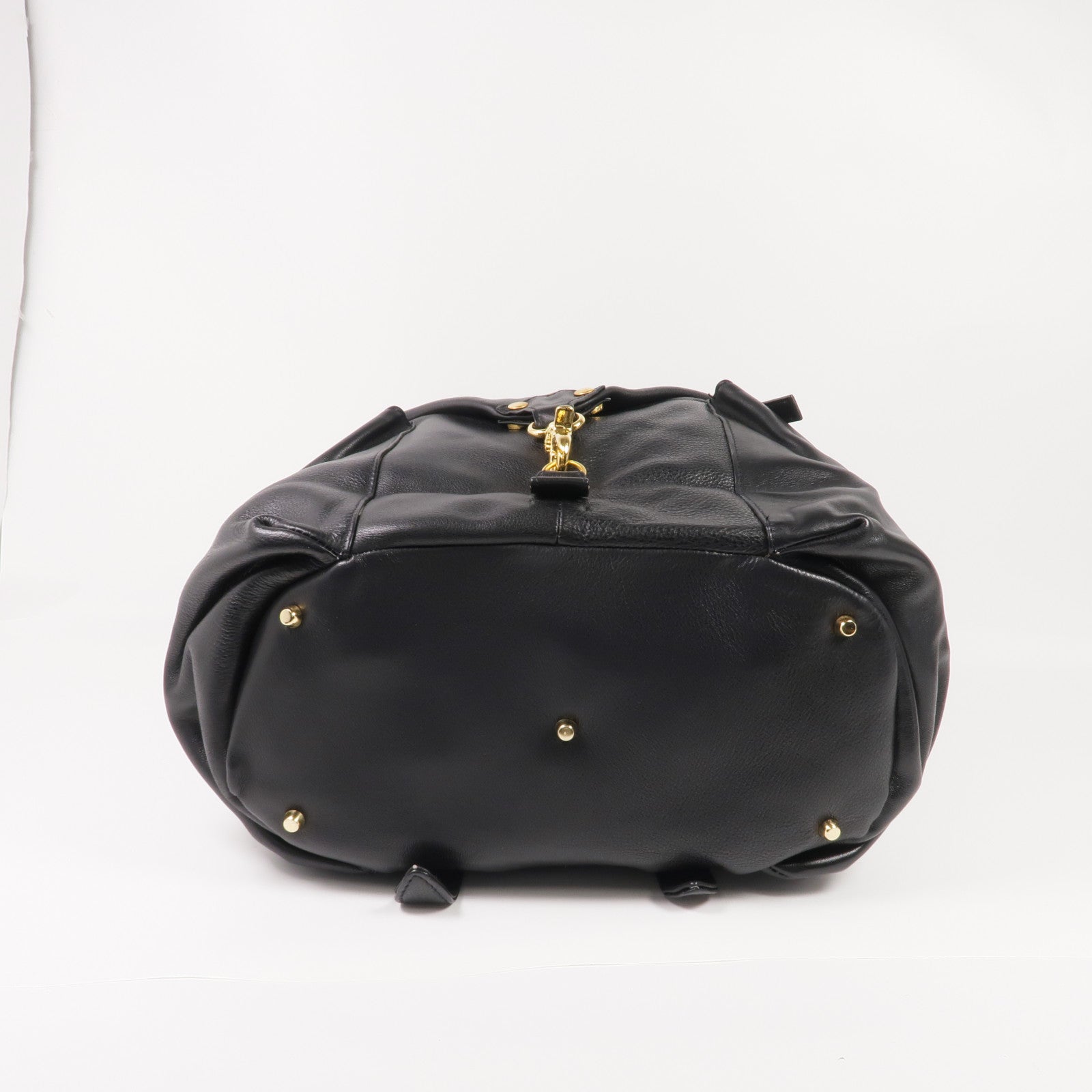 VERSACE 牛皮皮革Backpack金扣背包