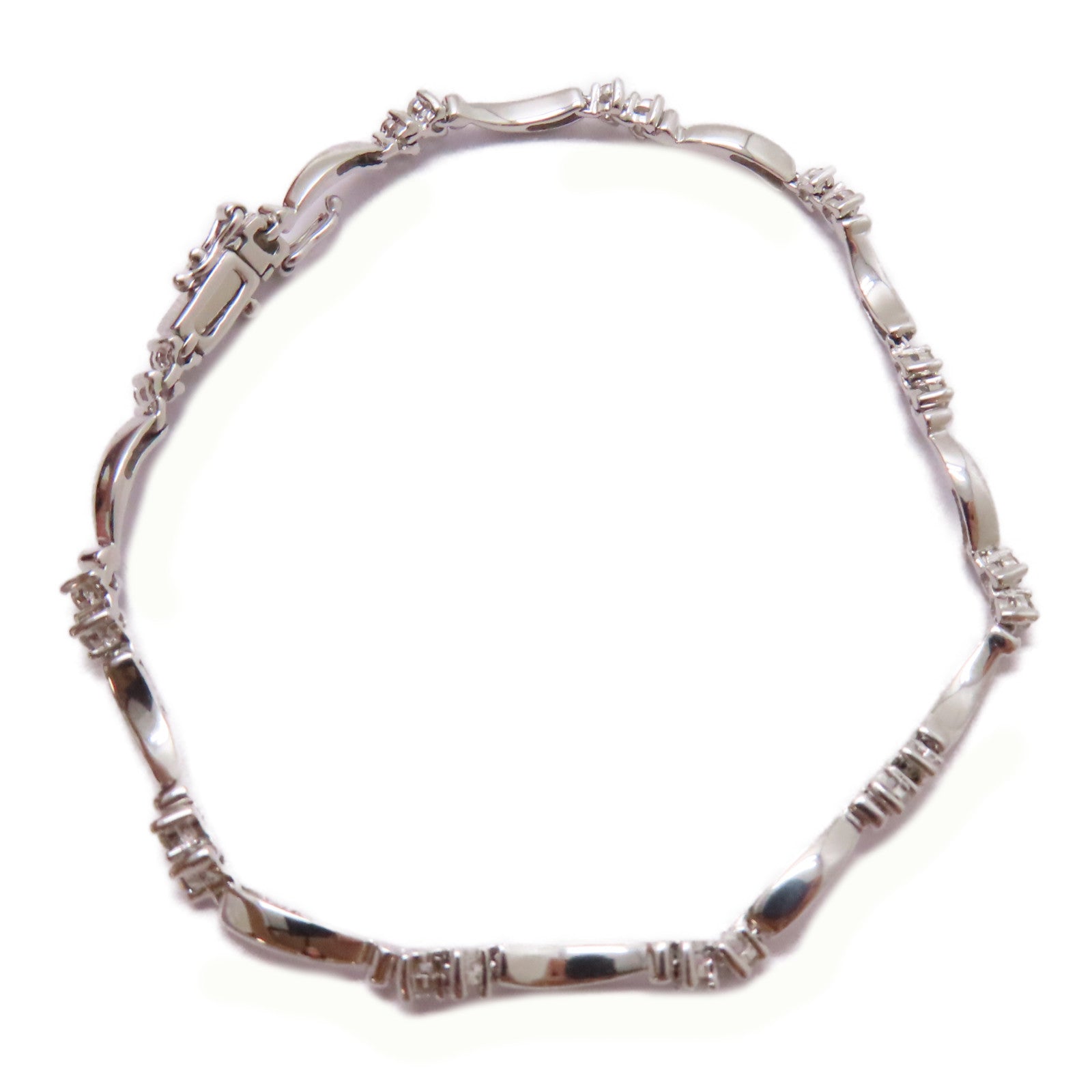 JEWELRY 【激減優惠】18K白金Diamond Bracelet 0.55ct鑽石手鏈