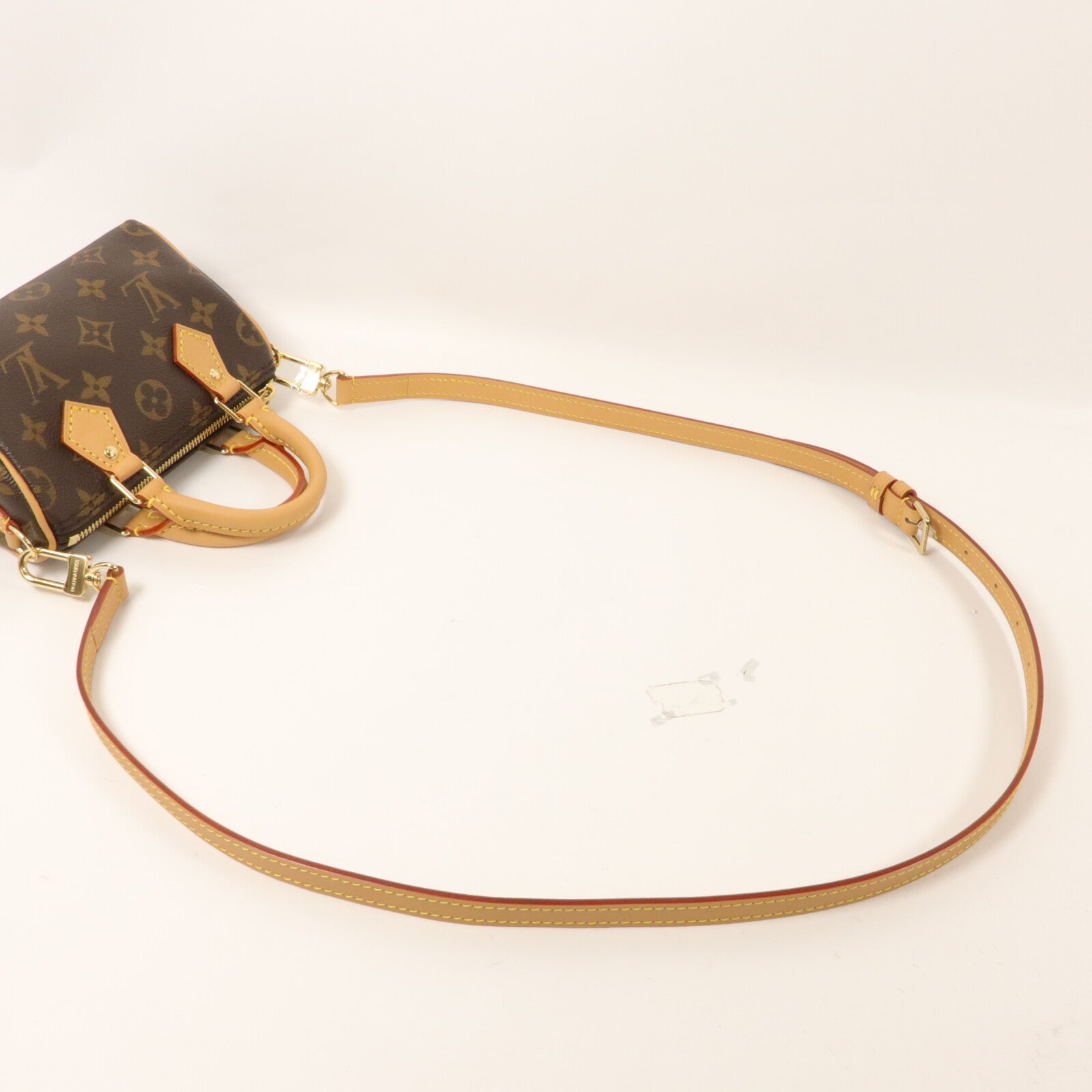 LOUIS VUITTON Monogram Nano Speedy手挽肩背兩用袋