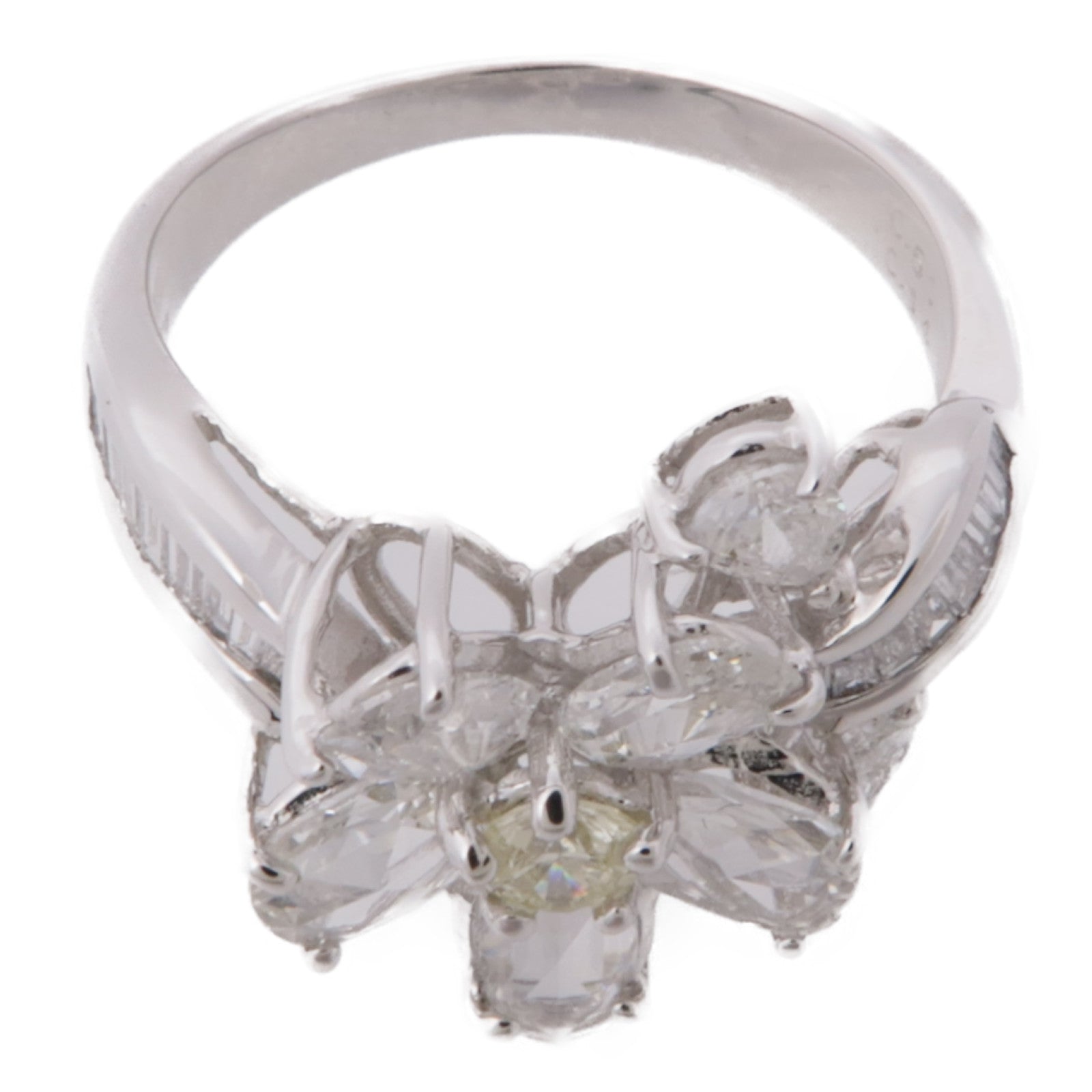 JEWELRY 【激減優惠】18K白金Diamond Ring鑽石戒指US#5.5