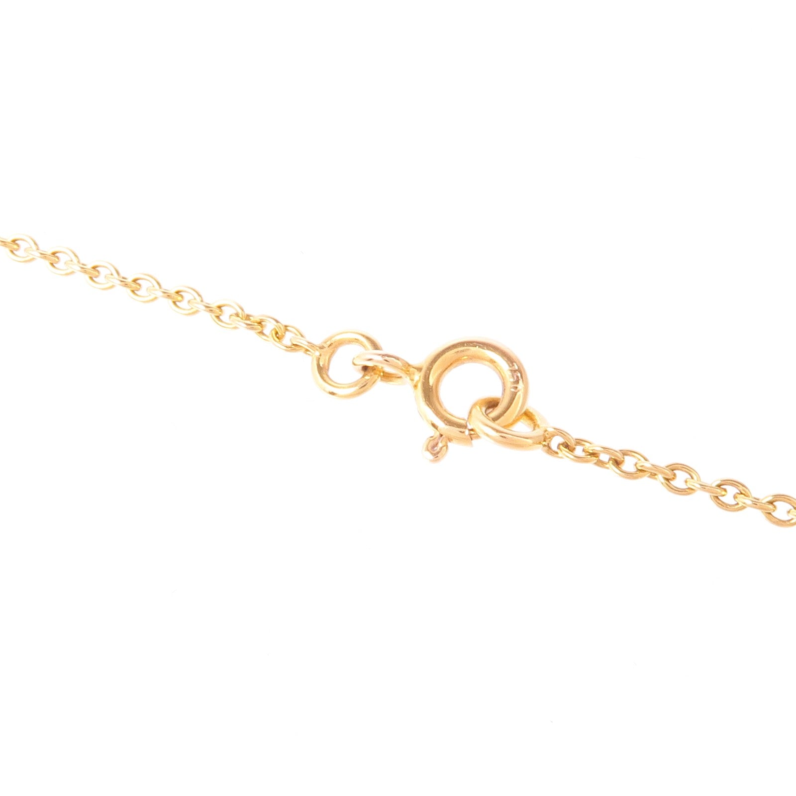 HERMES Constance Necklace 18K Pink Gold Diamond