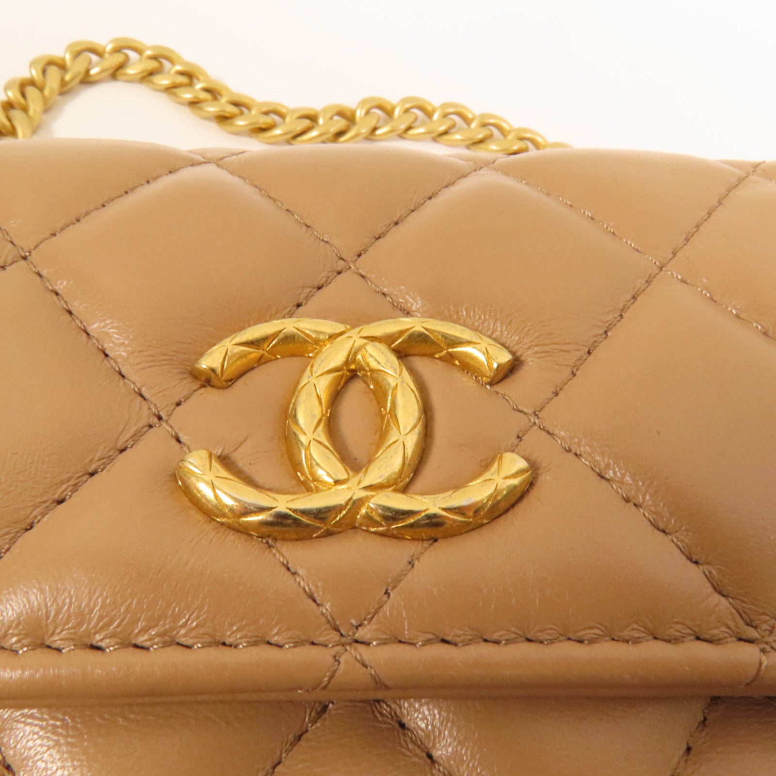 CHANEL 羊皮皮革Wallet On Chain肩背袋