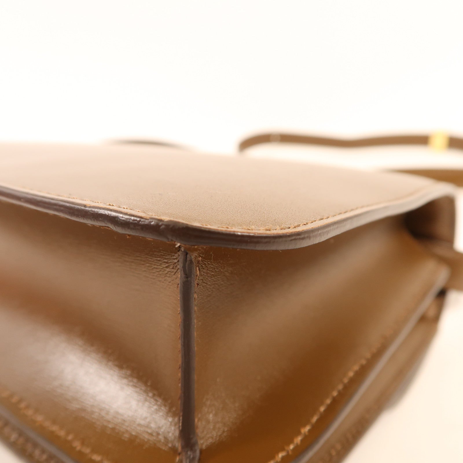 CELINE 牛皮皮革Teen Classic Box金扣肩背袋