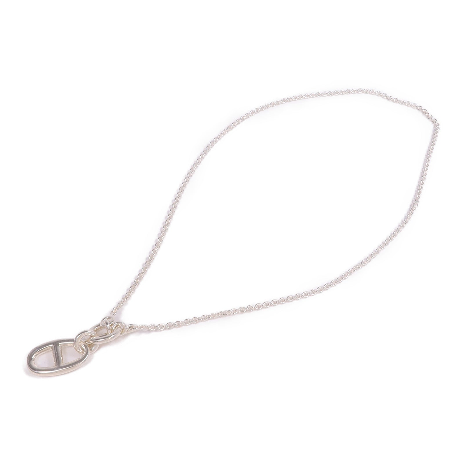 HERMES 925純銀Chaine d'ancre Pendant項鍊