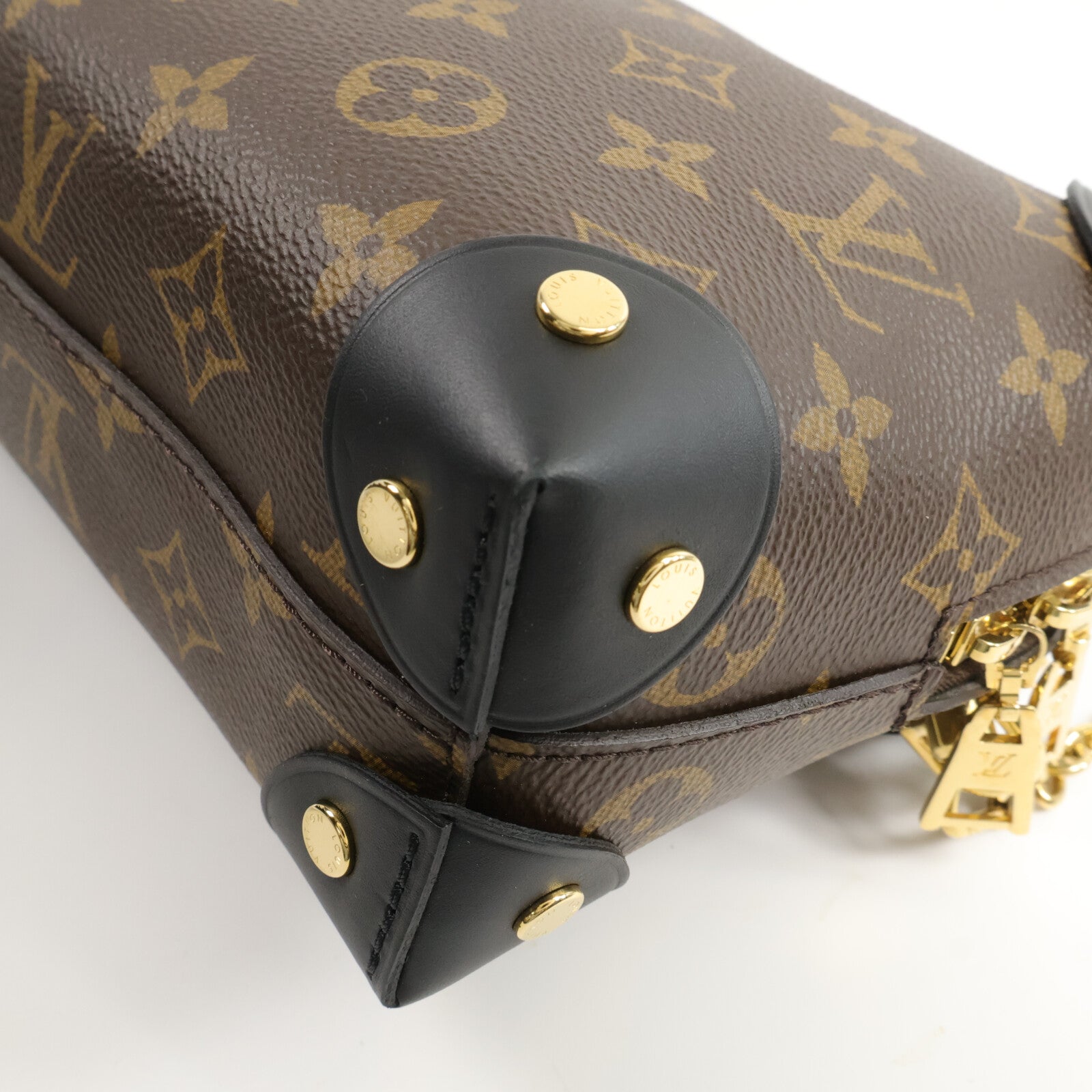 LOUIS VUITTON Monogram Petite Malle Souple手挽肩背兩用袋