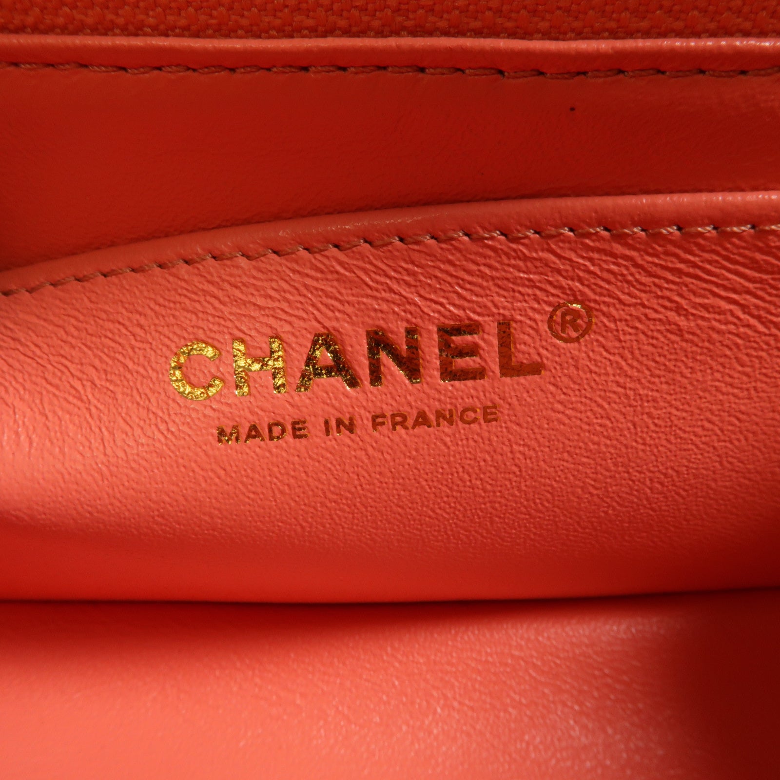 CHANEL 【激減優惠】菱格牛皮皮革Mini 2.55金扣鏈帶肩背袋粉紅色