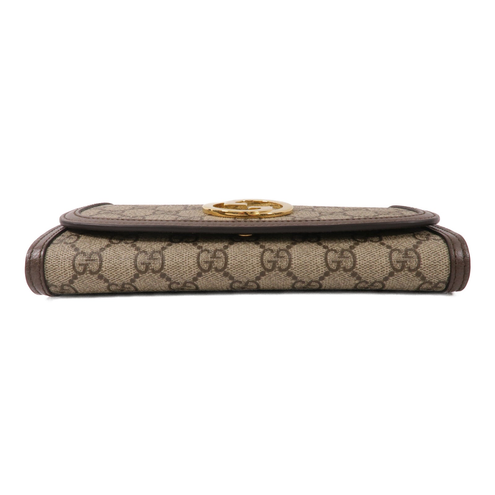GUCCI 塗層帆布Blondie Wallet With Chain鏈帶肩背袋
