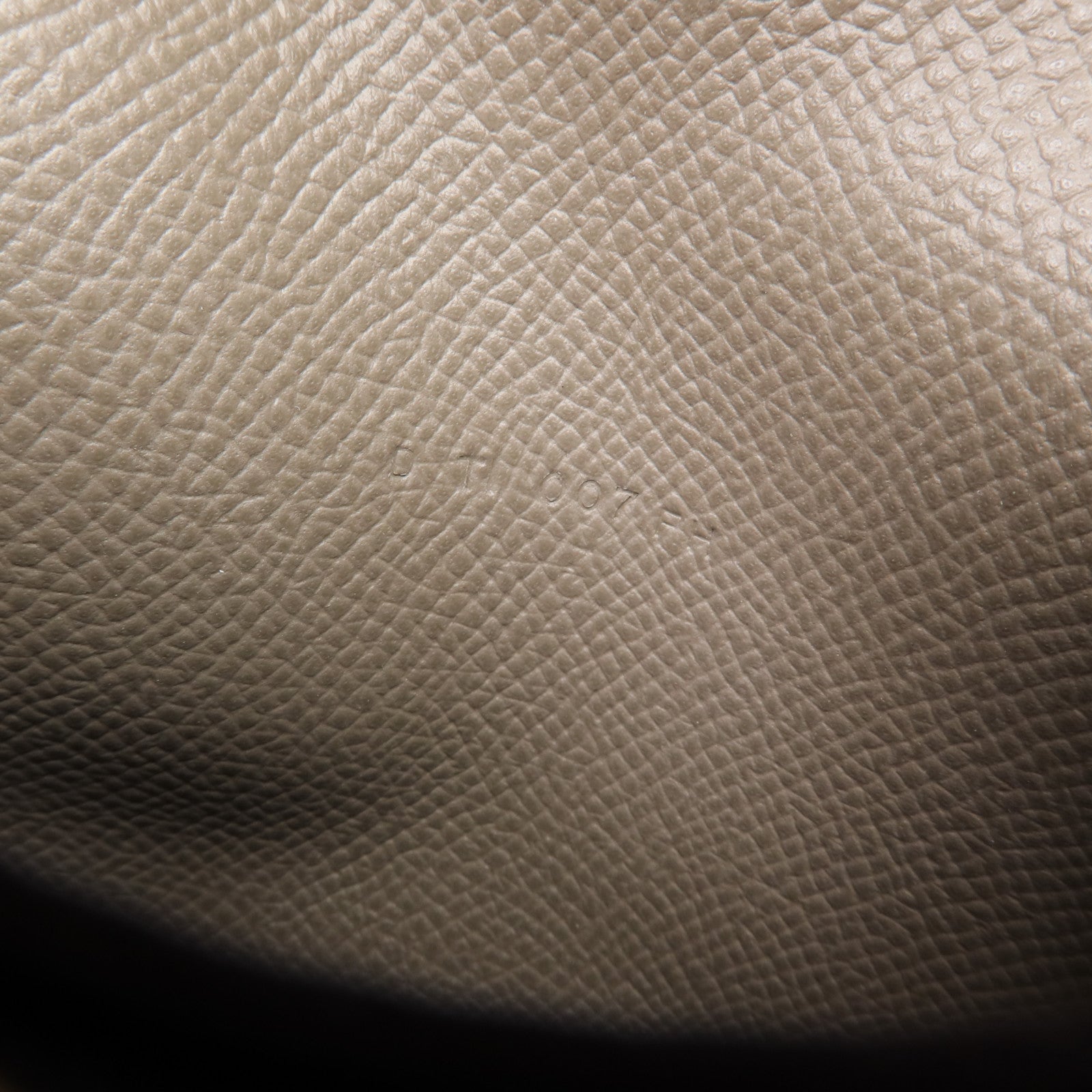 HERMES Epsom皮革Bearn Wallet金扣錢包Etain