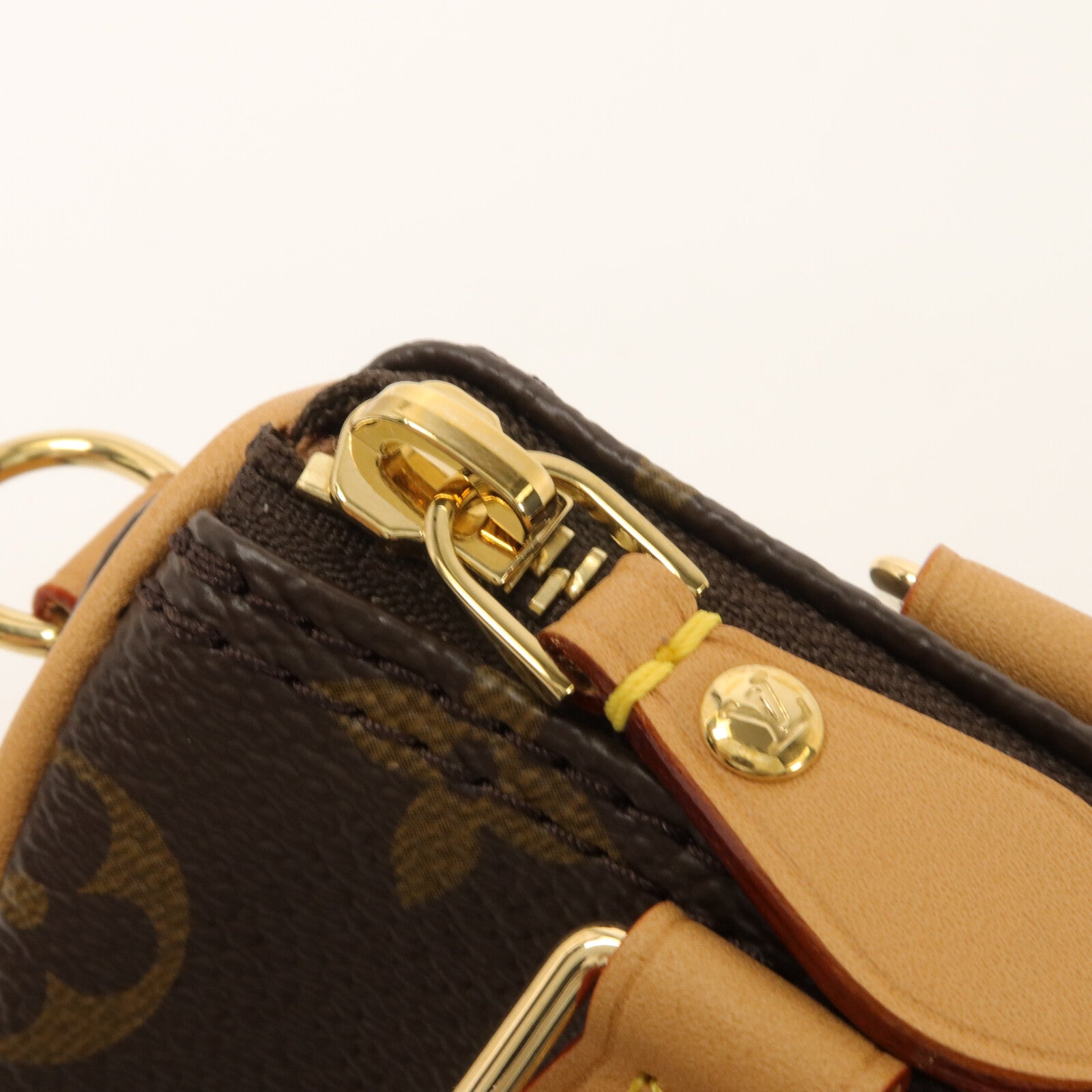 LOUIS VUITTON Monogram Nano Speedy手挽肩背兩用袋