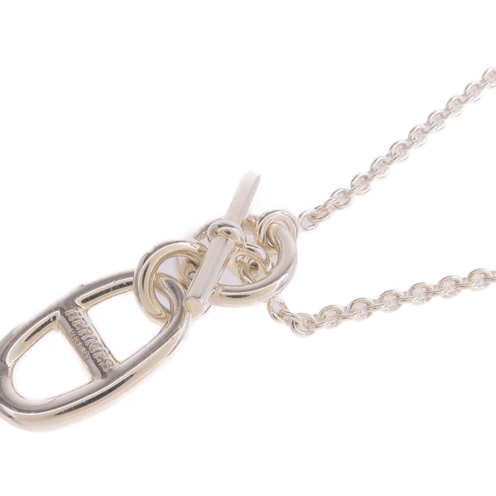 HERMES 925純銀Chaine d'ancre Pendant項鍊