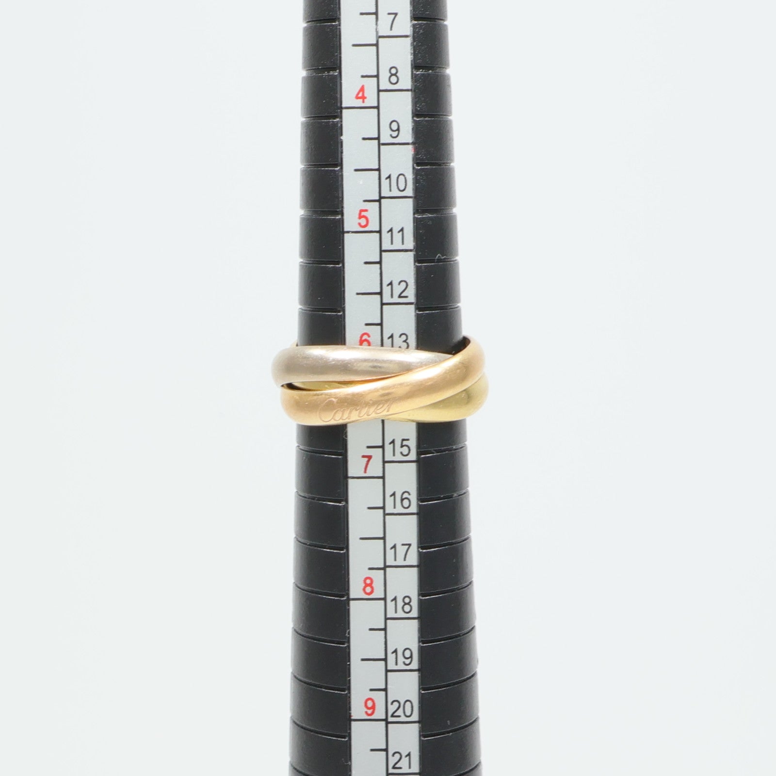 CARTIER 18K黃金/白金/玫瑰金Trinity Ring戒指