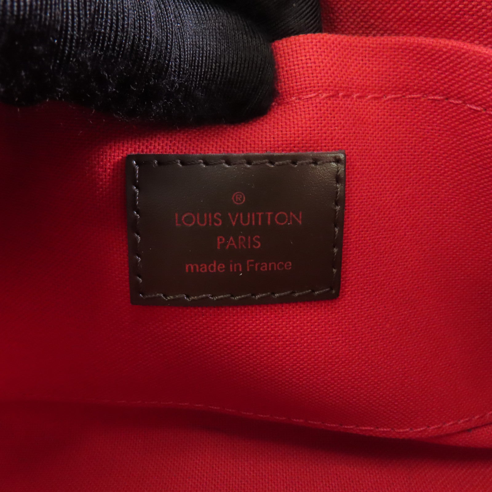 LOUIS VUITTON Damier Favroite PM金扣手挽肩背兩用袋棕色