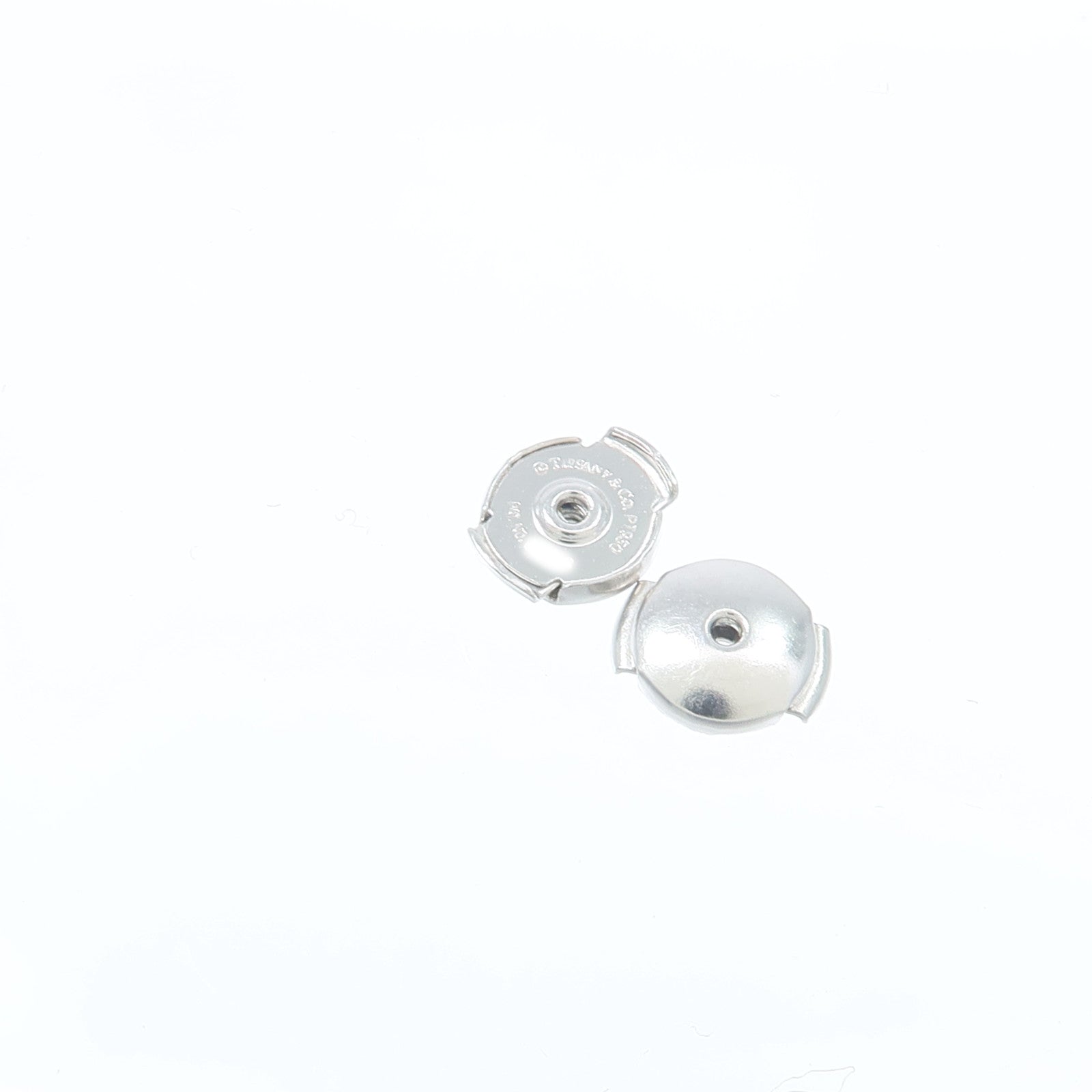 TIFFANY＆CO PT950鉑金Diamond Circle Earrings鑽石耳環